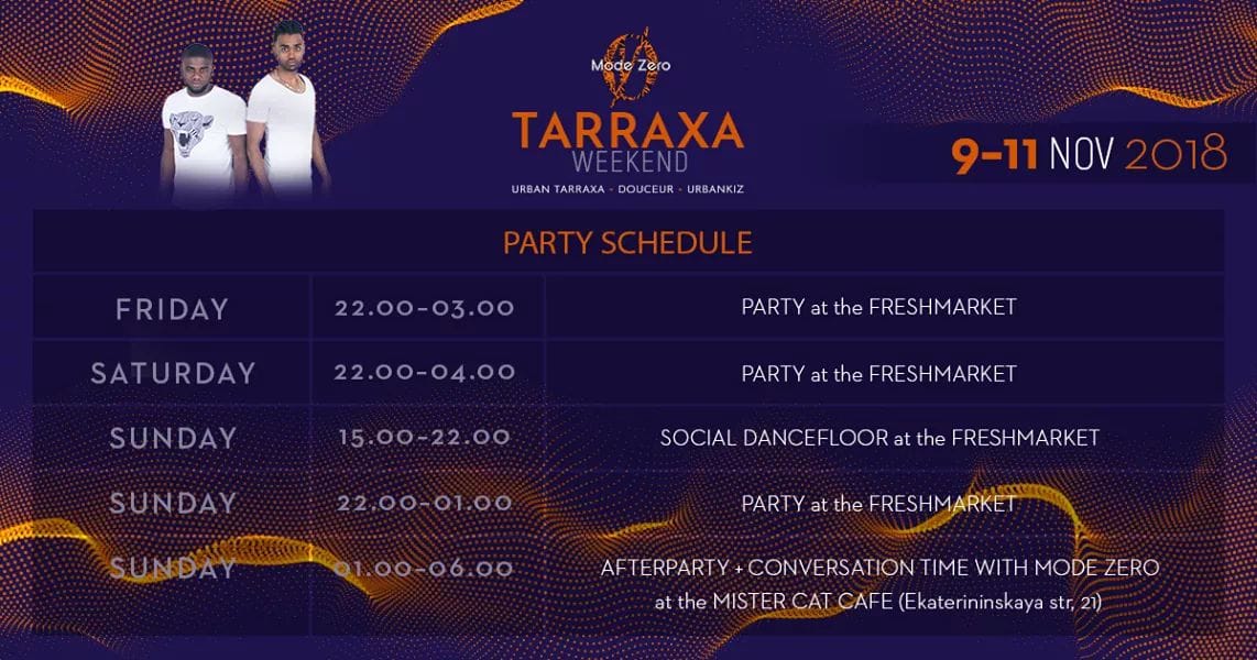 Mode Zero Tarraxa Weekend!