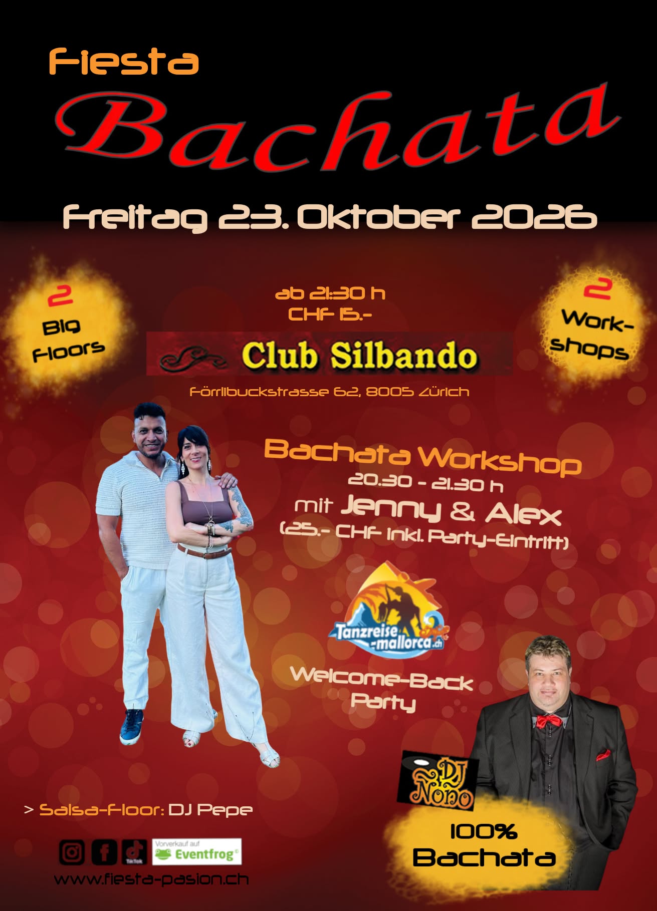Bachata Workshop mit Jenny & Alex