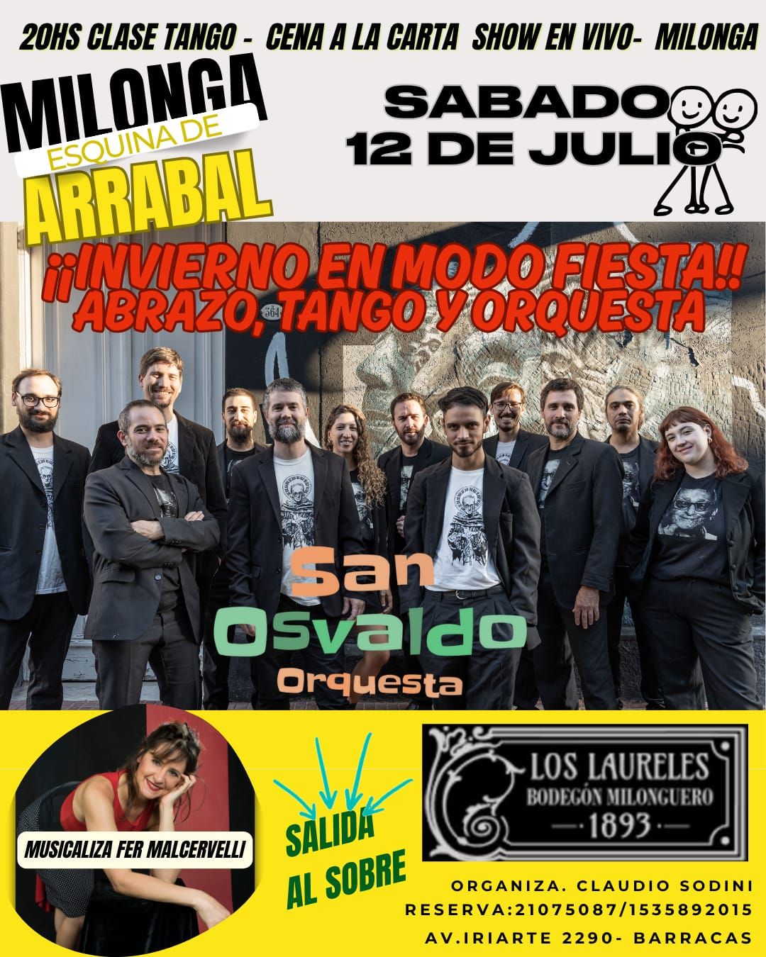 ORQUESTAZA 13 MUSICOS la San Osvaldo