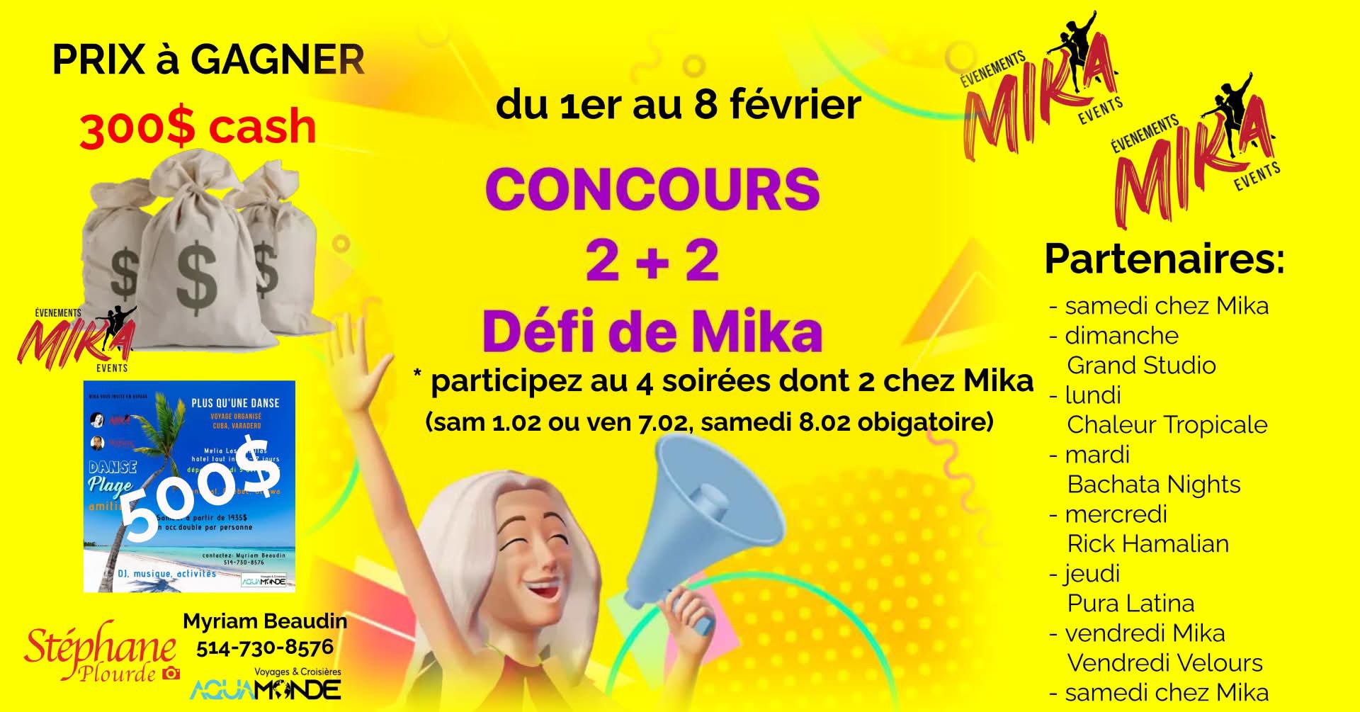 CONCOURS: Défi de Mika - dansez pour gagner 300$ cash ou 500$ crédit voyage