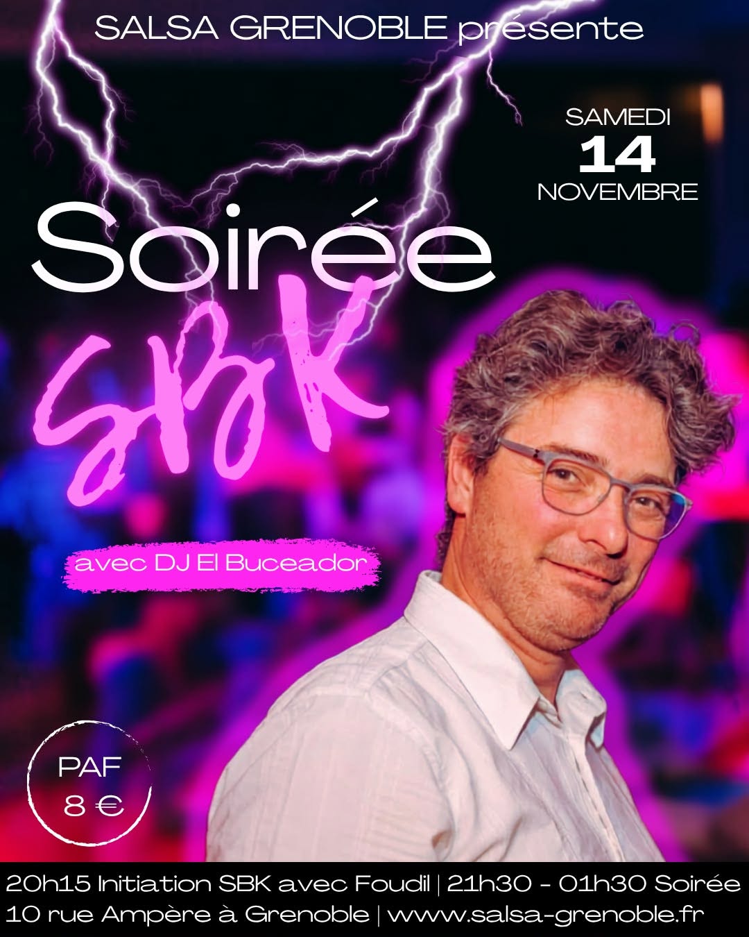 Soirée SALSA y Bachata Kizomba à Salsa Grenoble - 14 NOVEMBRE