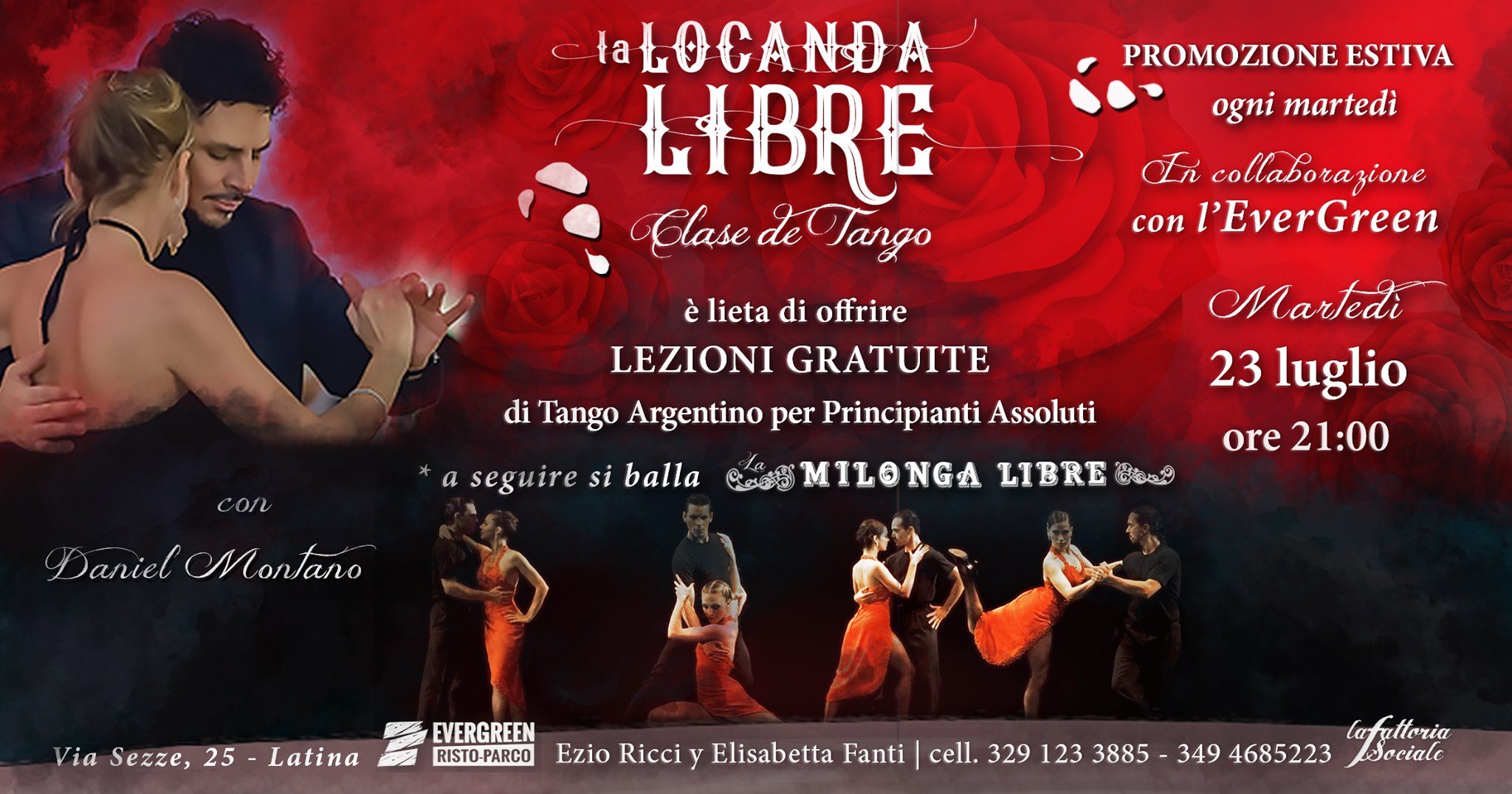 La Milonga Libre Ogni Martedì - Promo Estiva Lezioni Gratuite