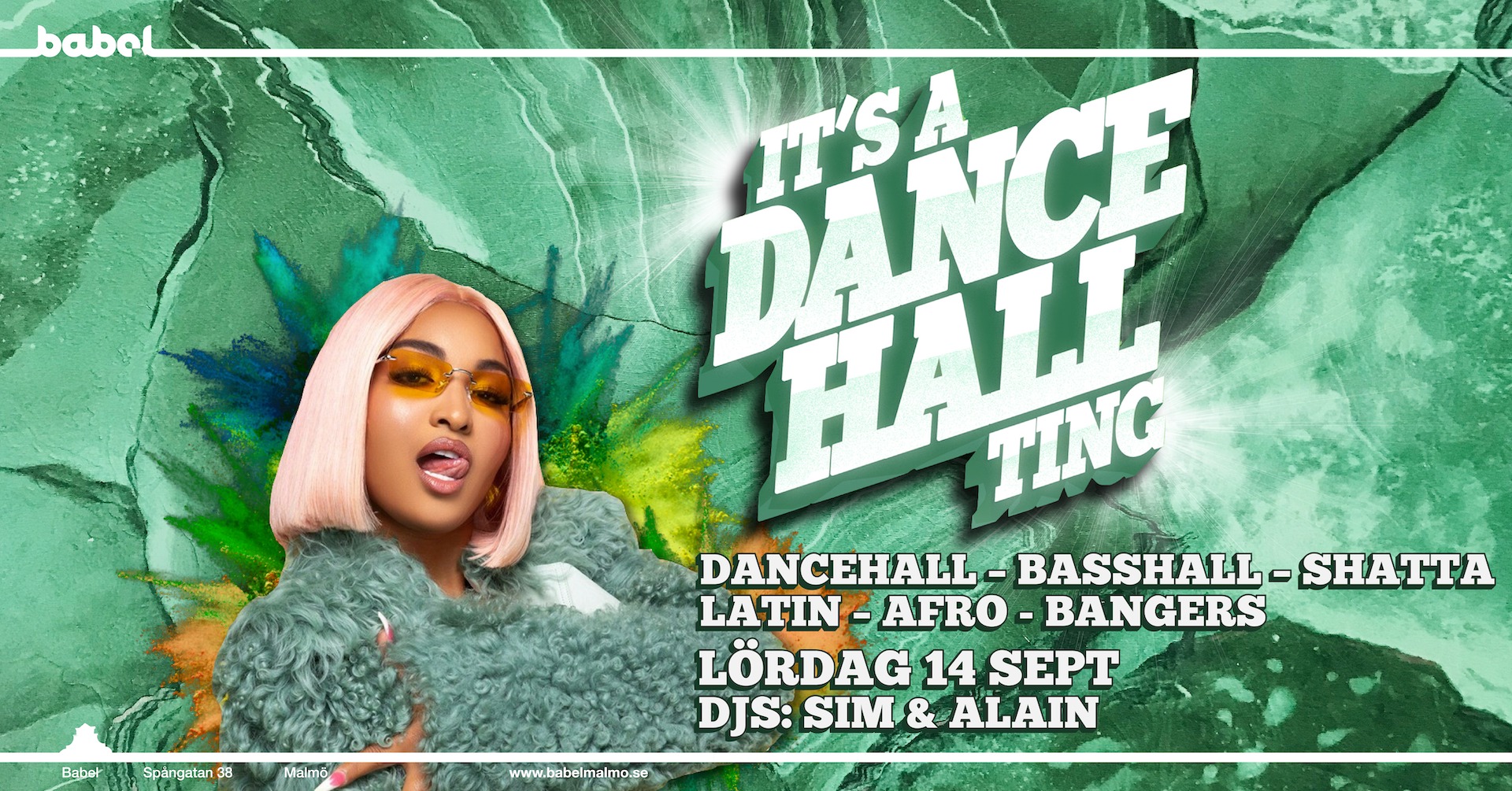 It's a Dancehall Ting x DJ SIM + ALAIN ★ LÖRDAG 14 SEPT ★ Attenda för fri entré till midnatt!
