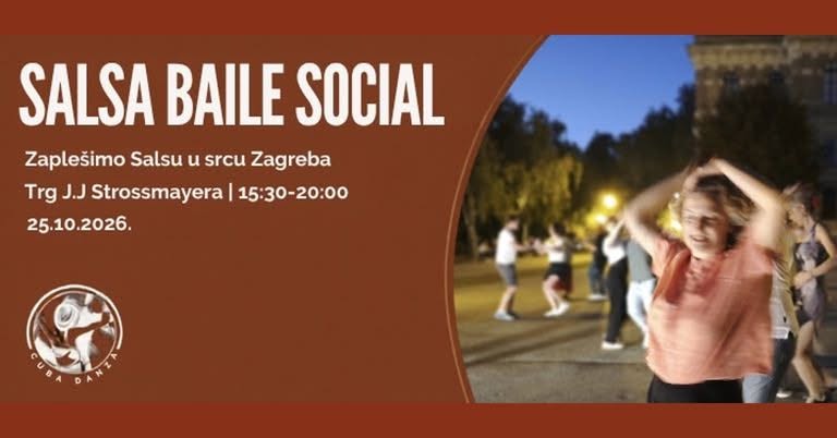🔥 SALSA BAILE SOCIAL🔥 Zaplešimo Salsu u srcu Zagreba