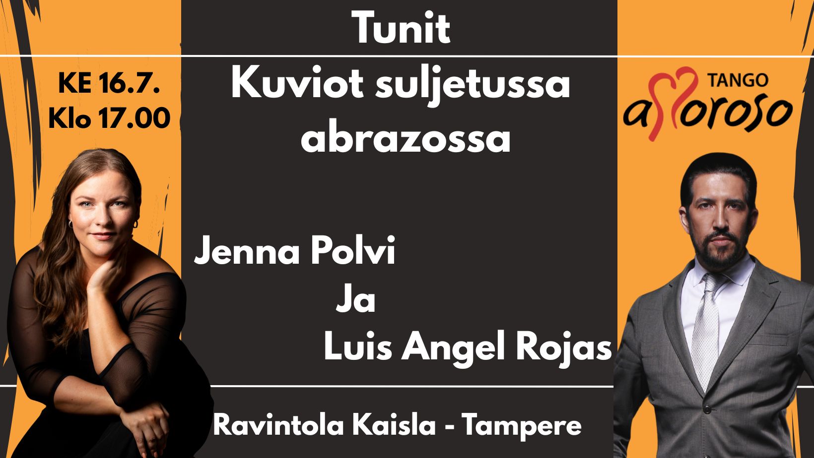 TUNTI Luis ja Jenna "Kuviot suljetussa abrazossa"