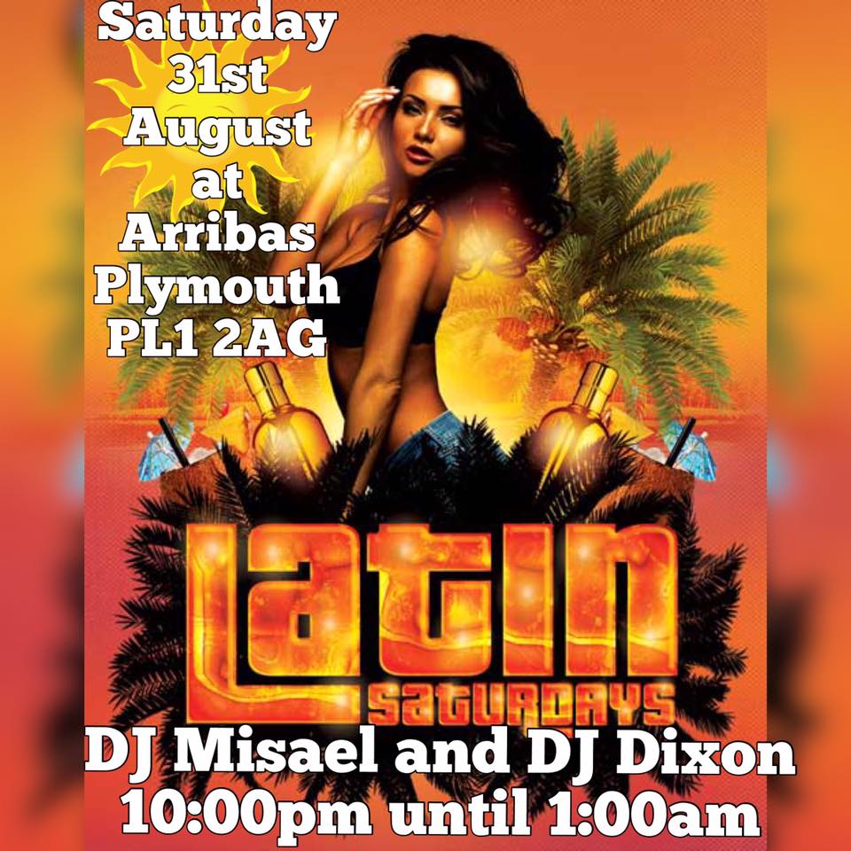Latin Saturday @ Arribas Plymouth!