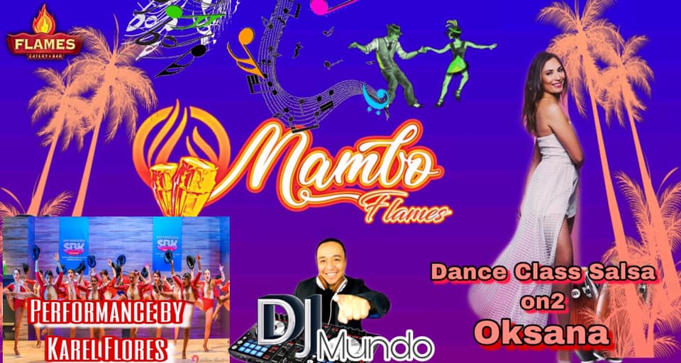 Mambo Flames Salsa Bachata Mambo Dance Social