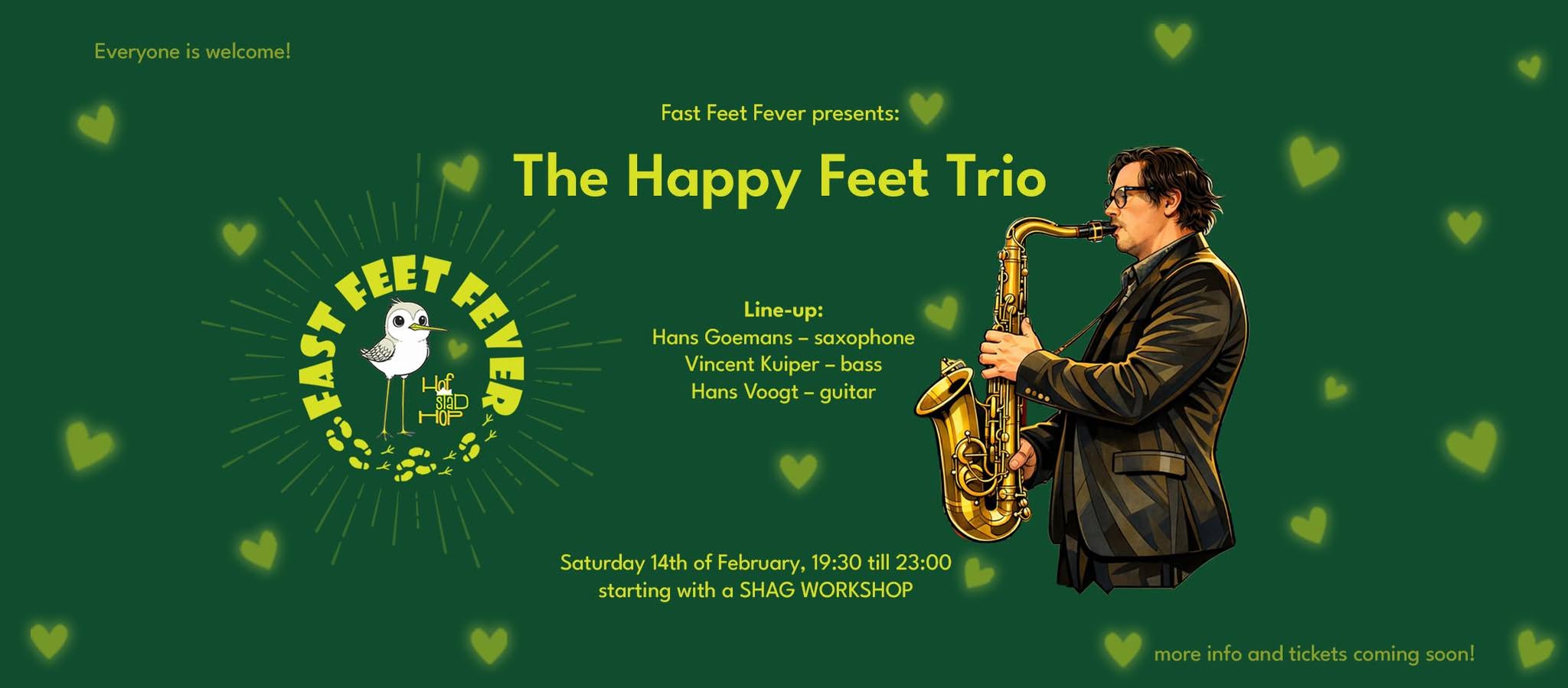 Fast Feet Fever with The Happy Feet Trio