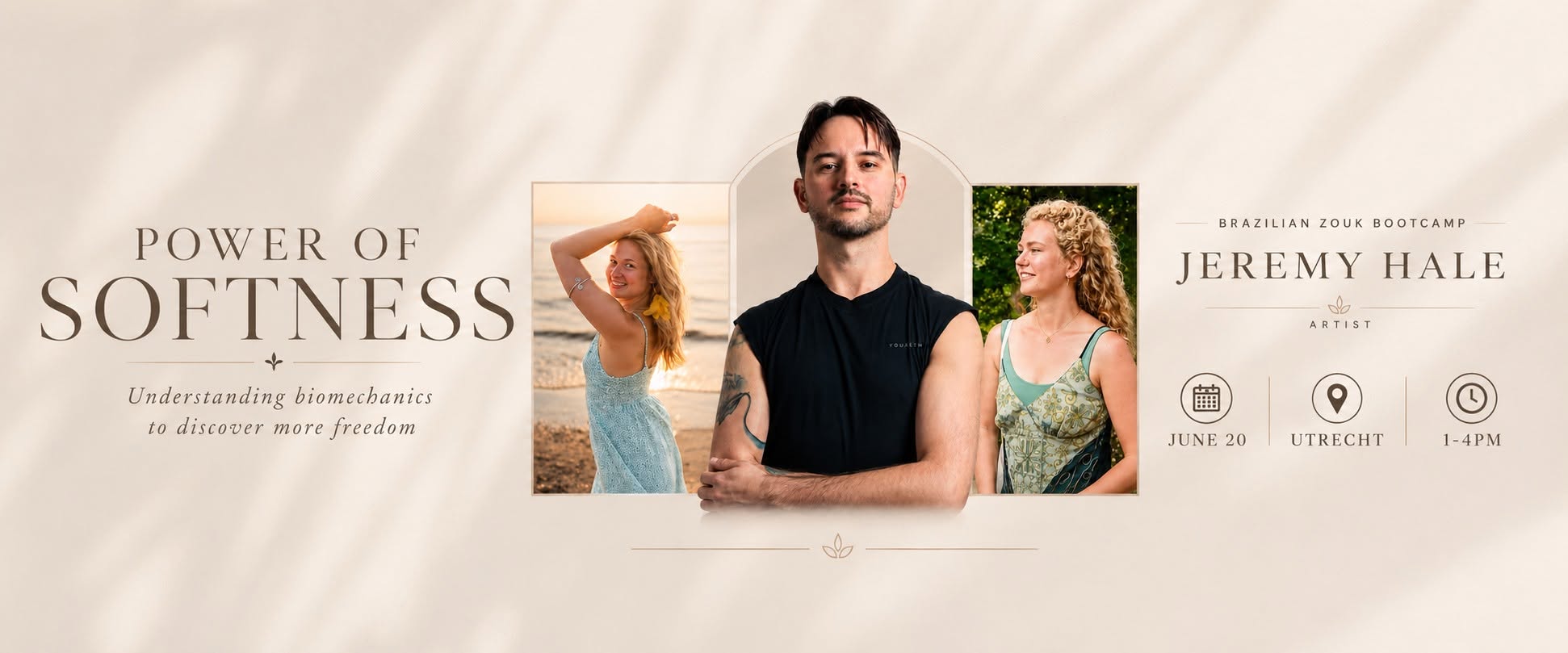 This Saturday a BZ Bootcamp: Power of Softness. Understanding biomechanics and discover more freedom