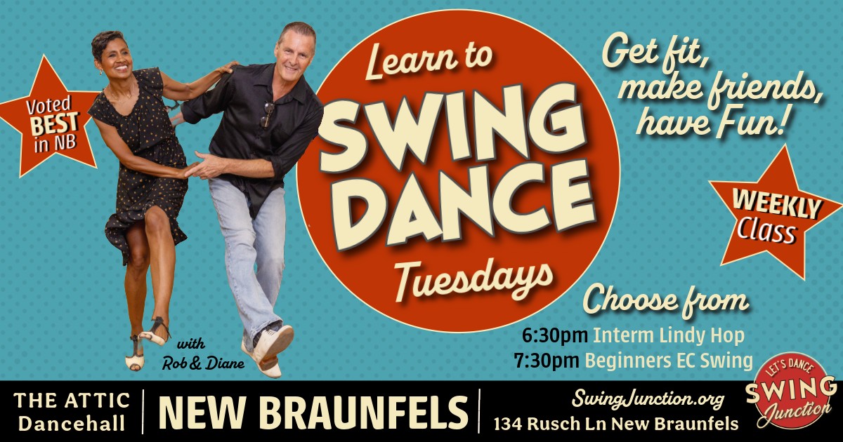 Learn to Swing Dance in New Braunfels - Attic Dance Hall