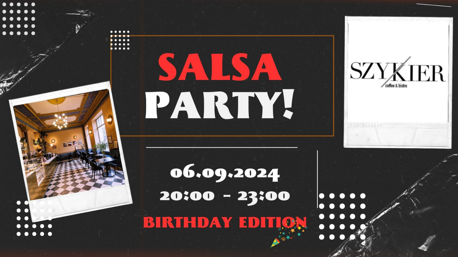 Salsa Social Kawiarnia Szykier 06.09 Piątek z Salsą