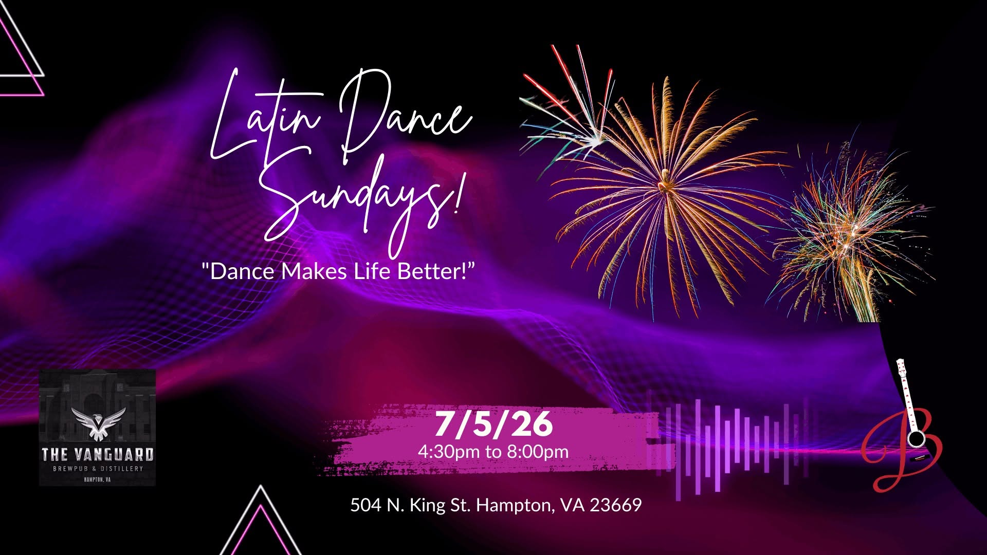 Latin Dance Sunday at The Vanguard! (7 5 26)