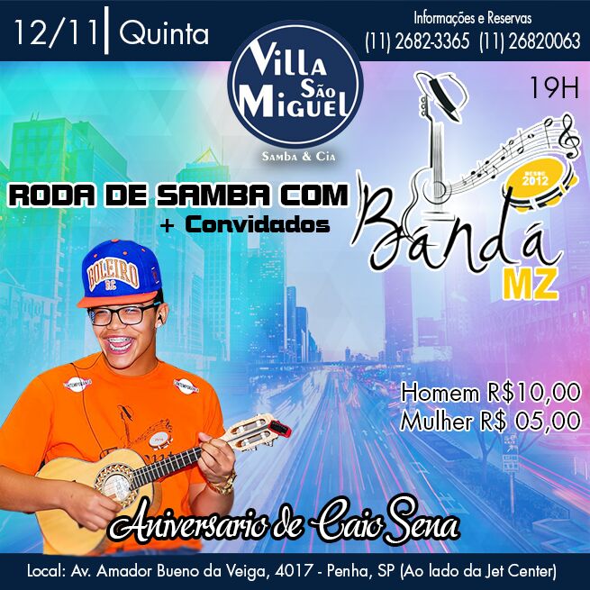 NIVER DO CAIO SENA 16 ANOS NO VILA SÃO MIGUEL