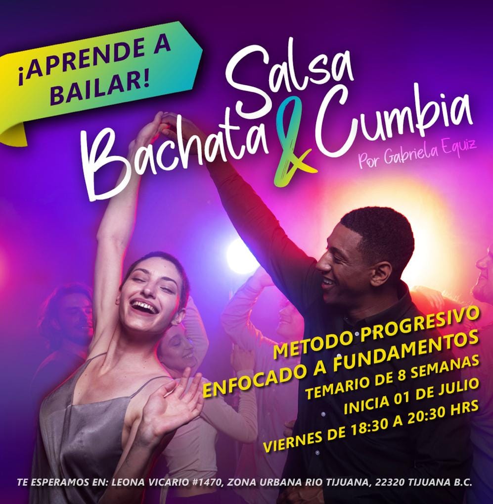 Curso de Salsa, Bachata y Cumbia (Fundamentos Progresivos)