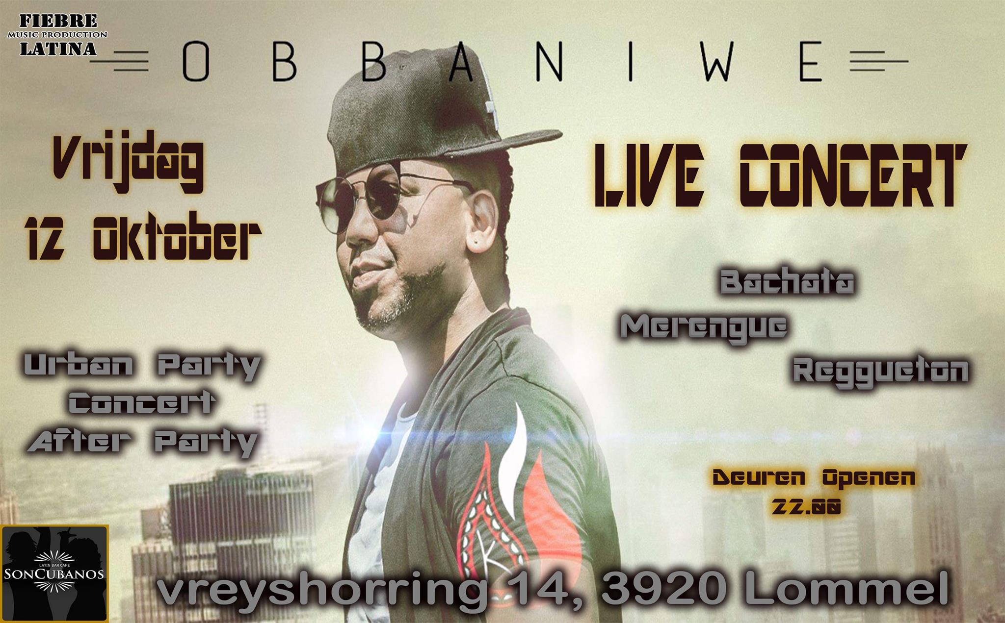 Urban Party & Concert Obba Niwe (Bachata, Merengue, Reggaeton)