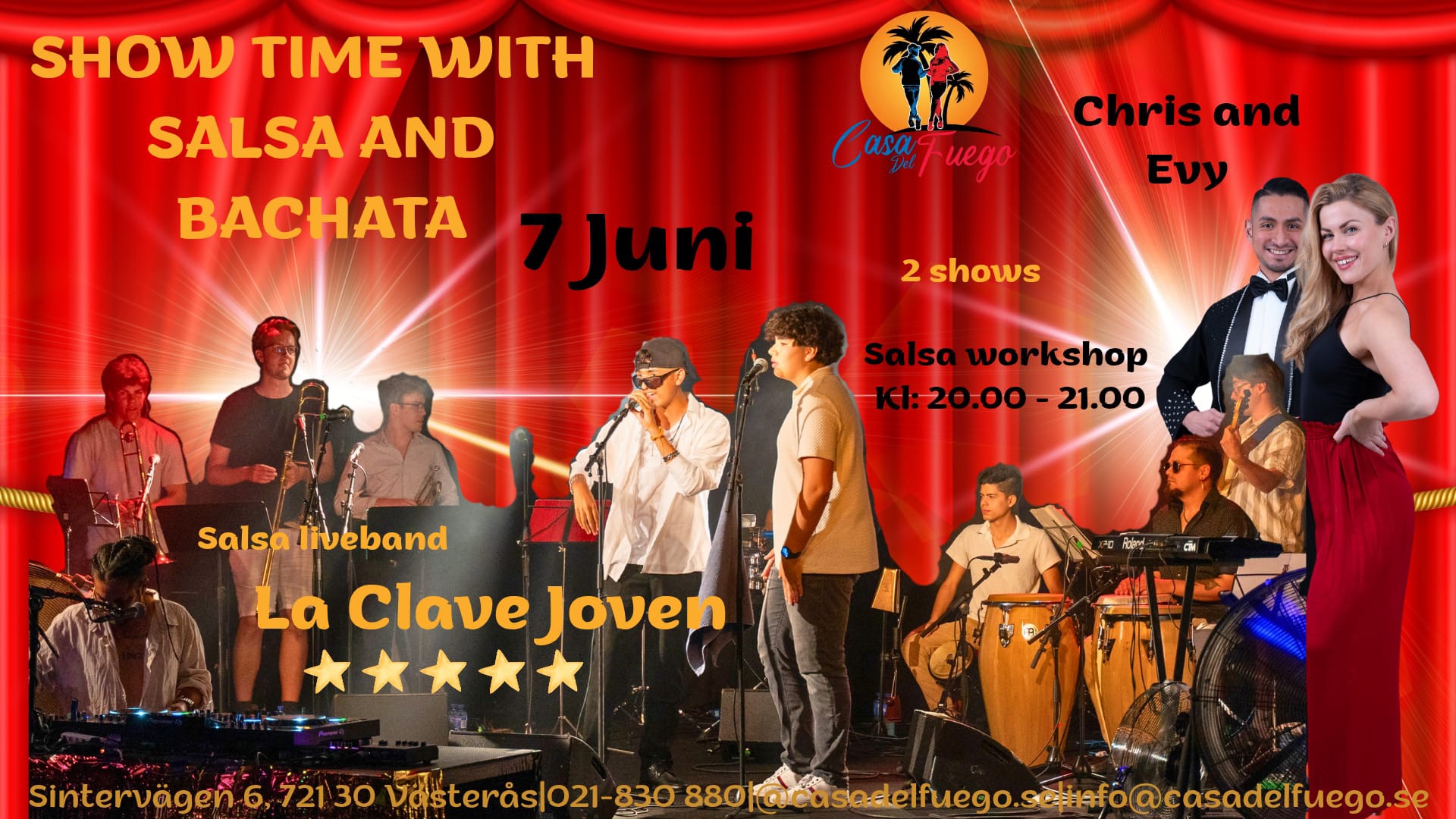 Show time with Salsa & Bachata đ„