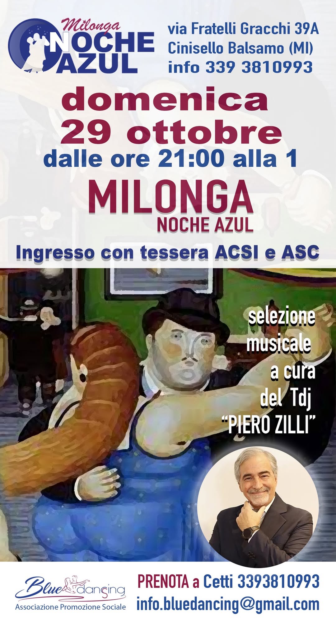 29-10-2023 Milonga NOCHE AZUL con Tdj PIERO ZILLI