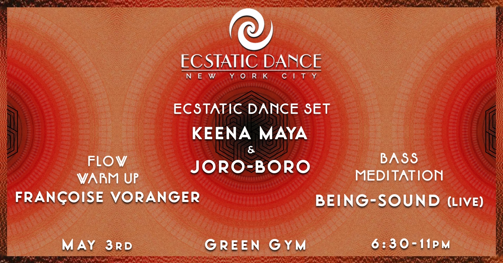 Ecstatic Dance Brooklyn! w Joro Boro & Keena Maya