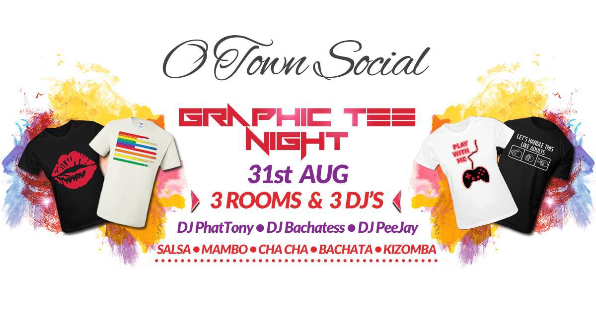 Tonight Pre-Hurricane Party - O Town Social "Graphic Tee Night"