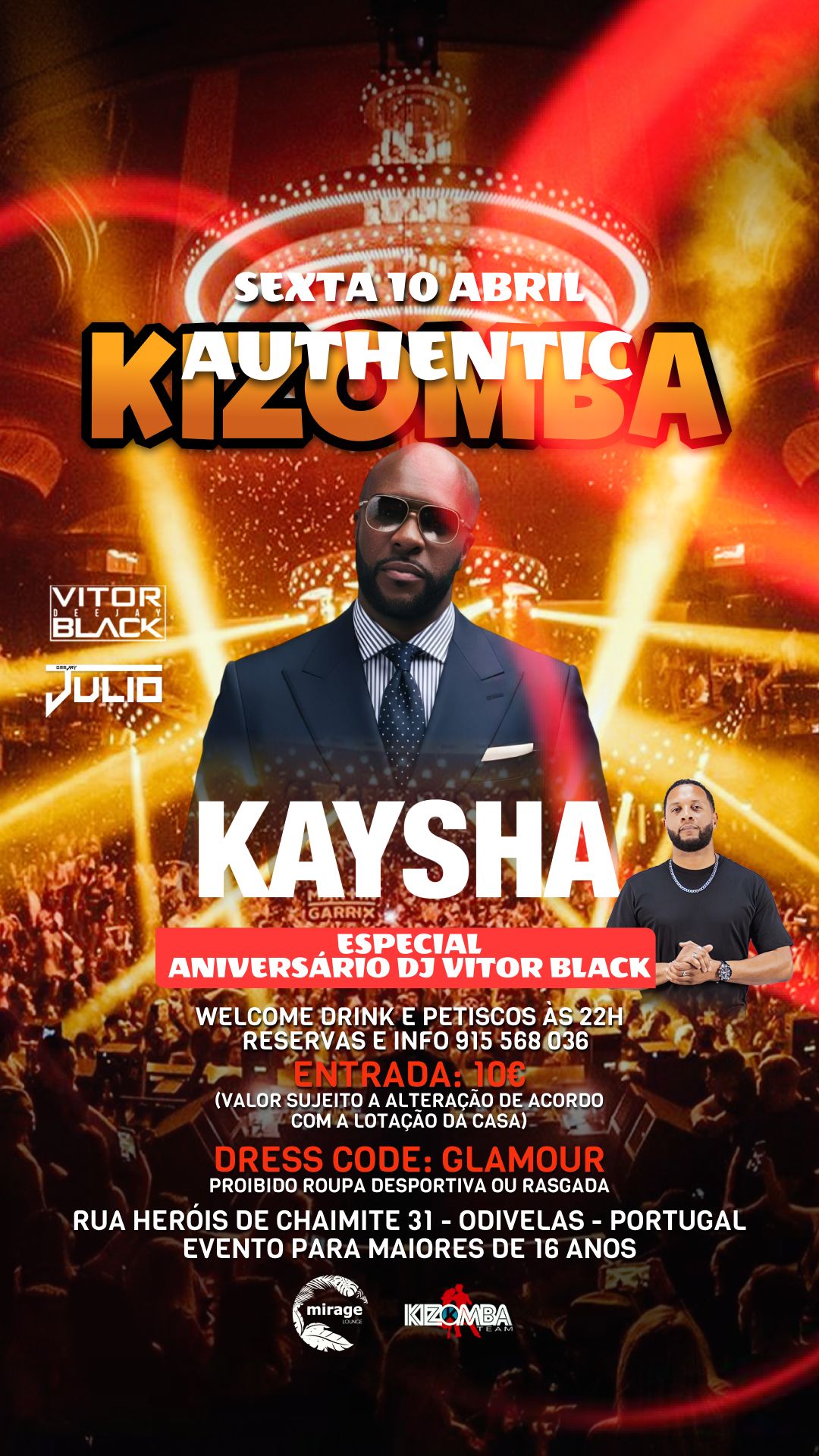 KAYSHA AUTHENTIC KIZOMBA MIRAGE LOUNGE