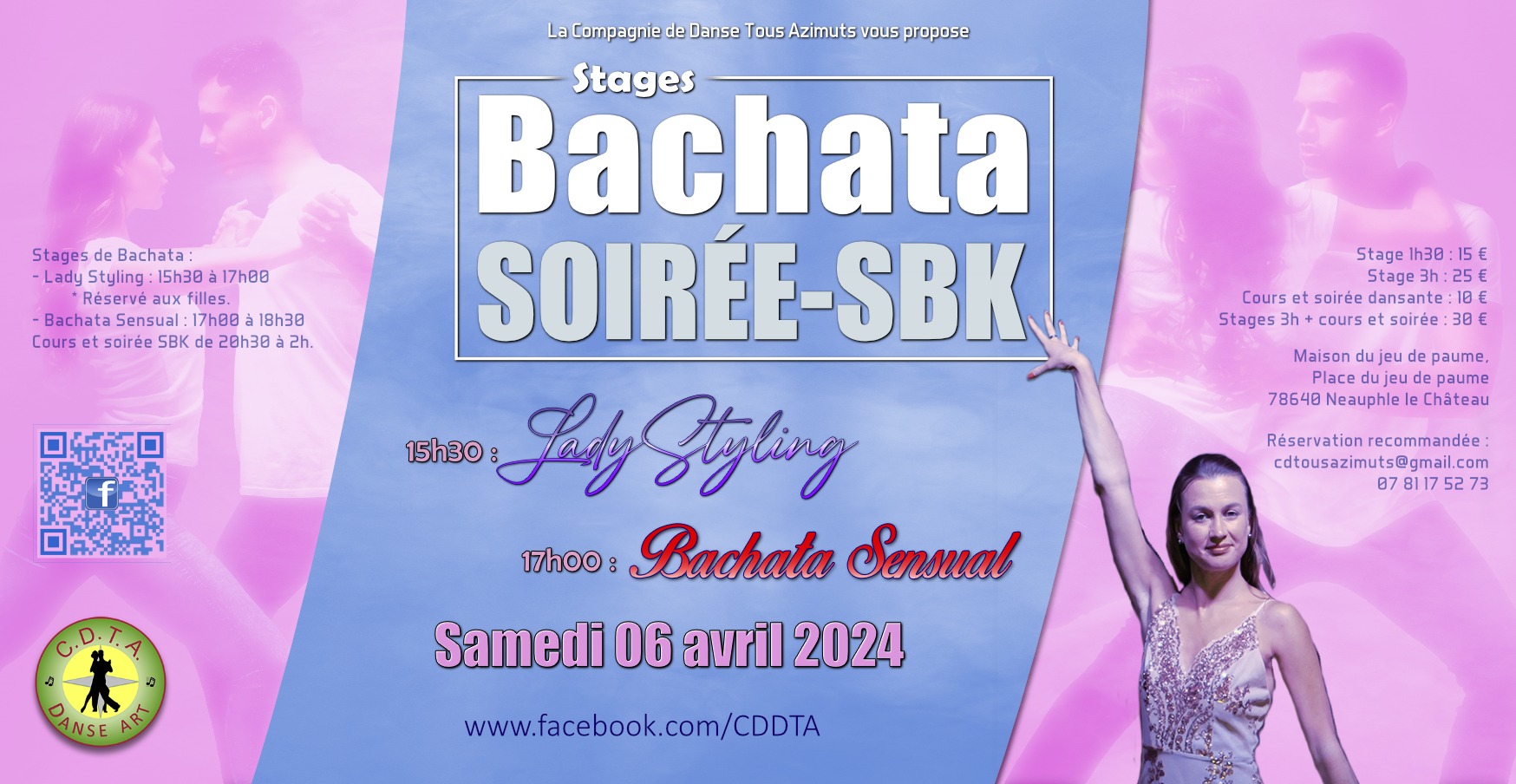Stages, cours et soirée Bachata