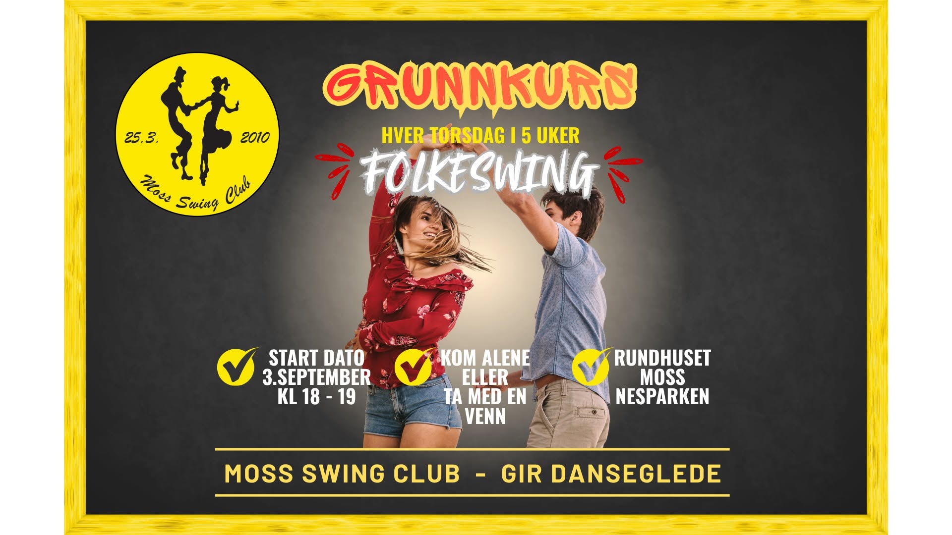 Grunnkurs Folkeswing på 5 torsdager