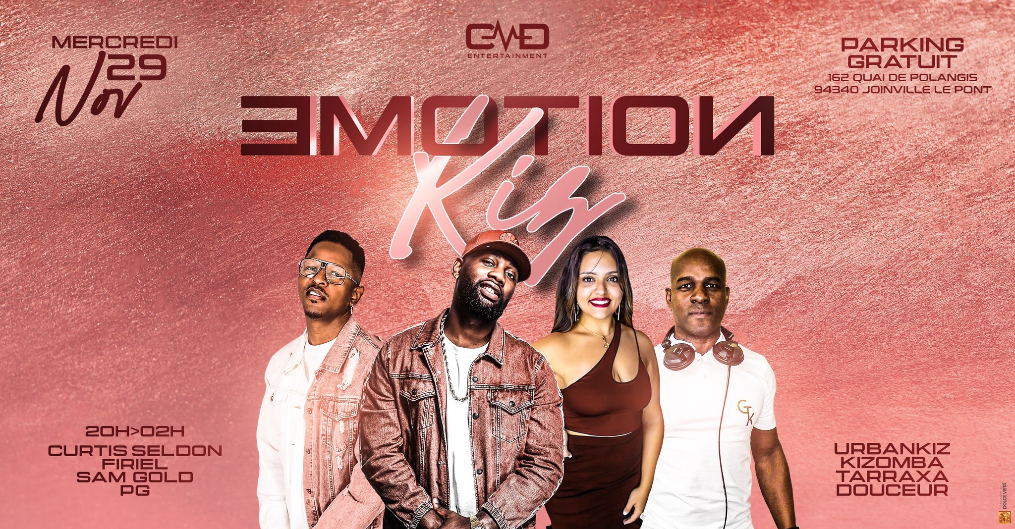Emotion Kiz 29 Novembre I 20h30 à 2h