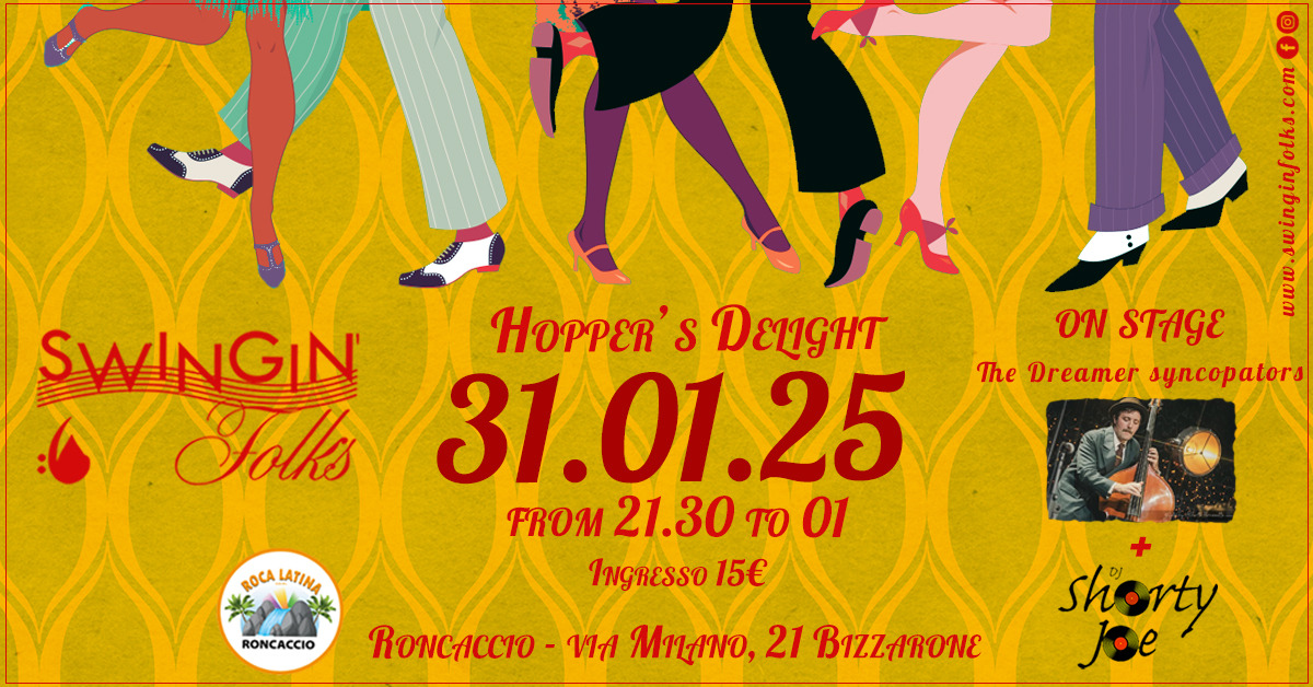 🎷 Hopper’s Delight - Swing Night! 🕺💃