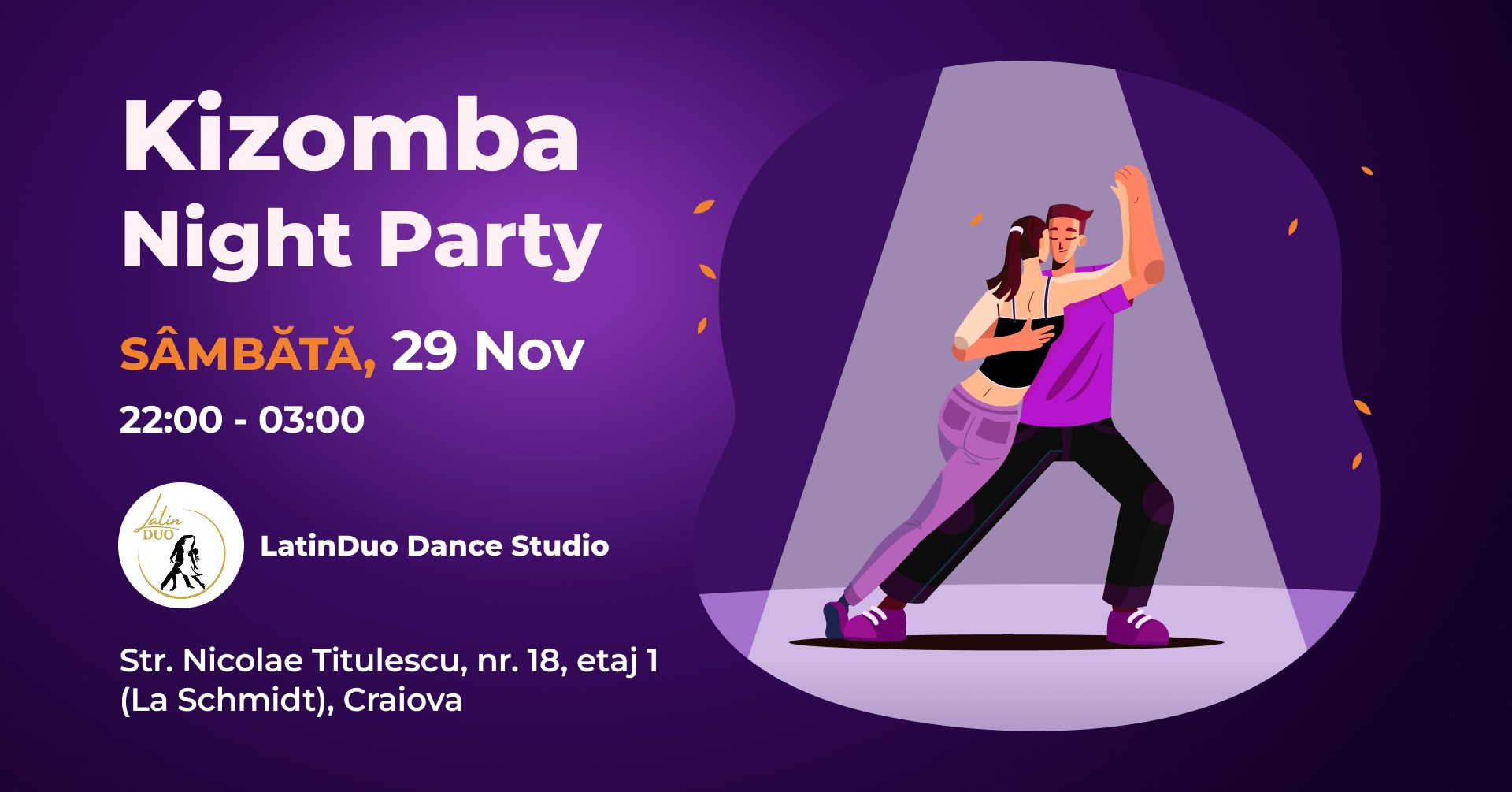 Kizomba Practice Party de sâmbătă seara