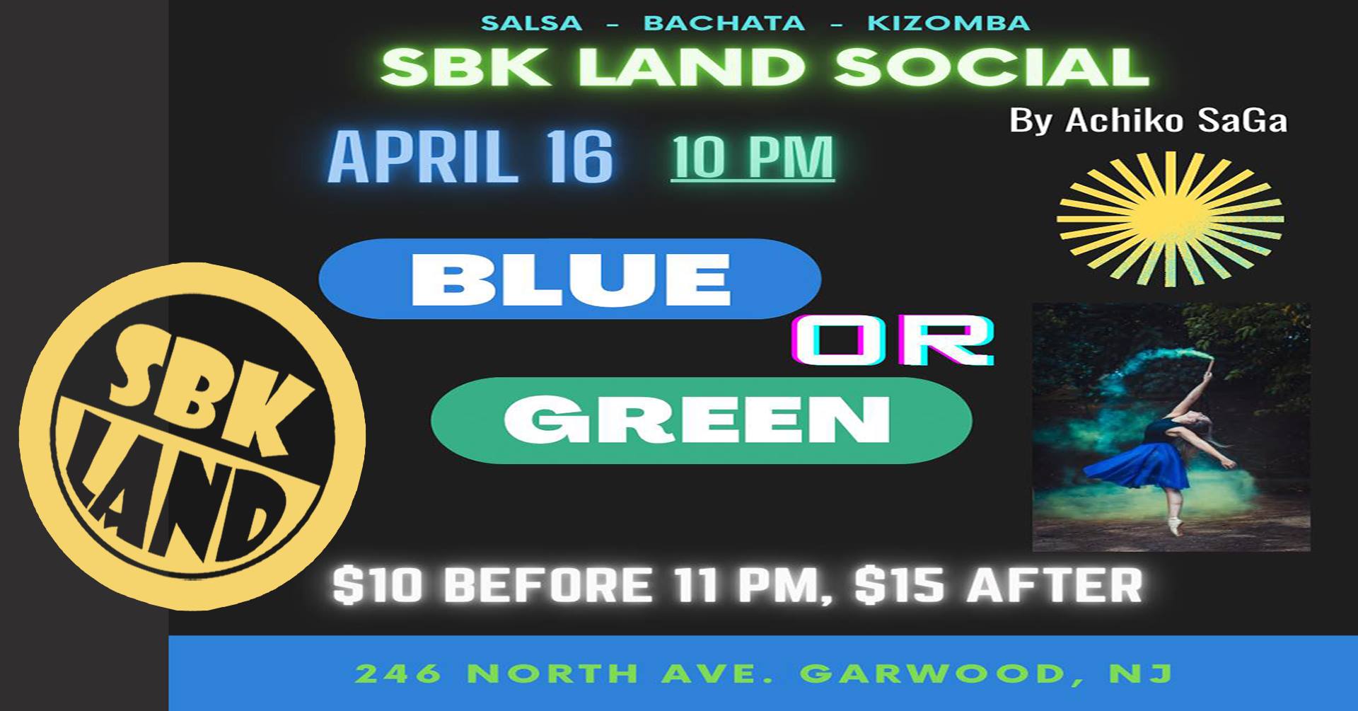 SBK LAND SOCIAL - Blue Green Night