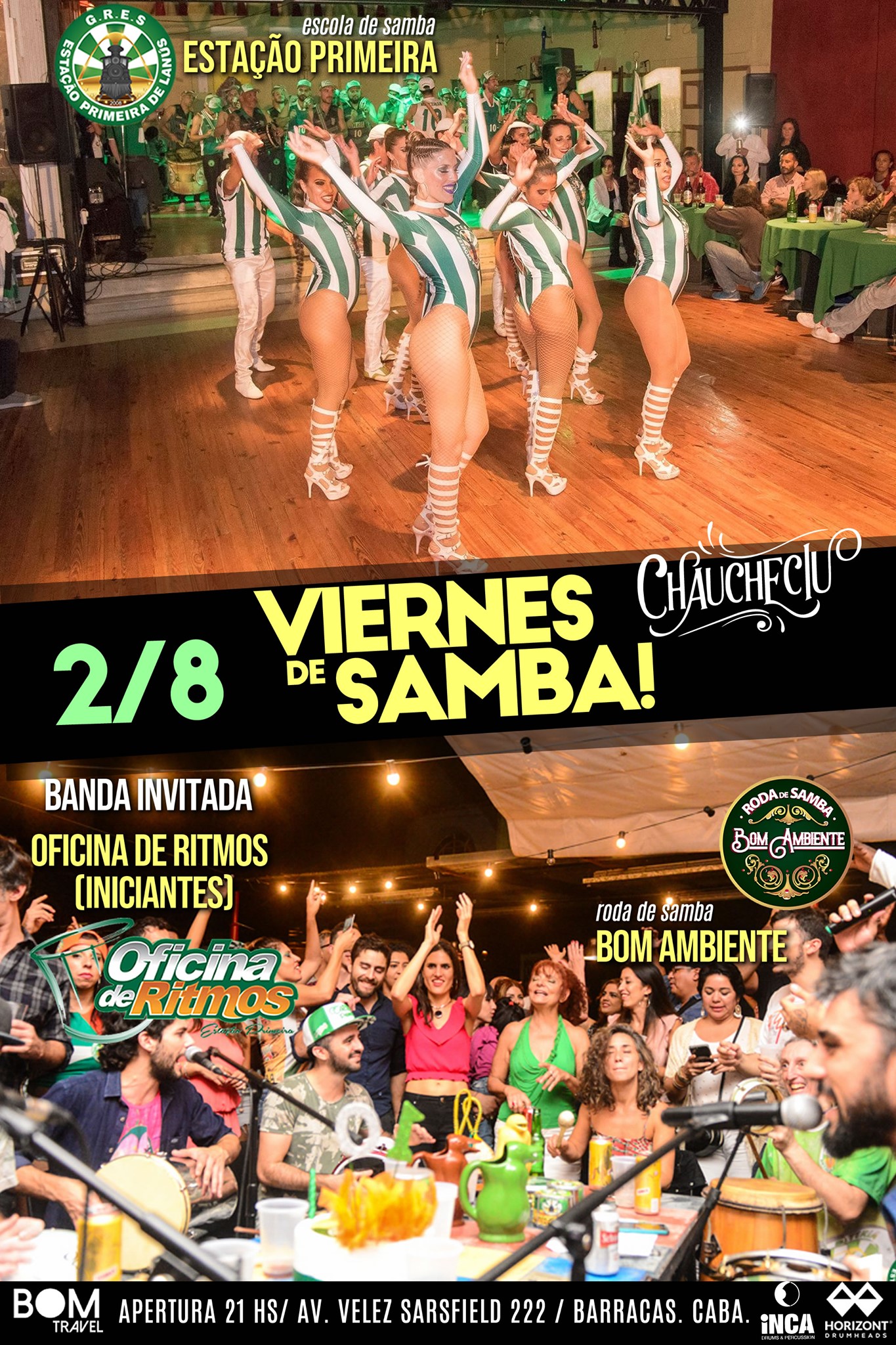 Viernes de Samba! + Oficina de Ritmos (Inicial)