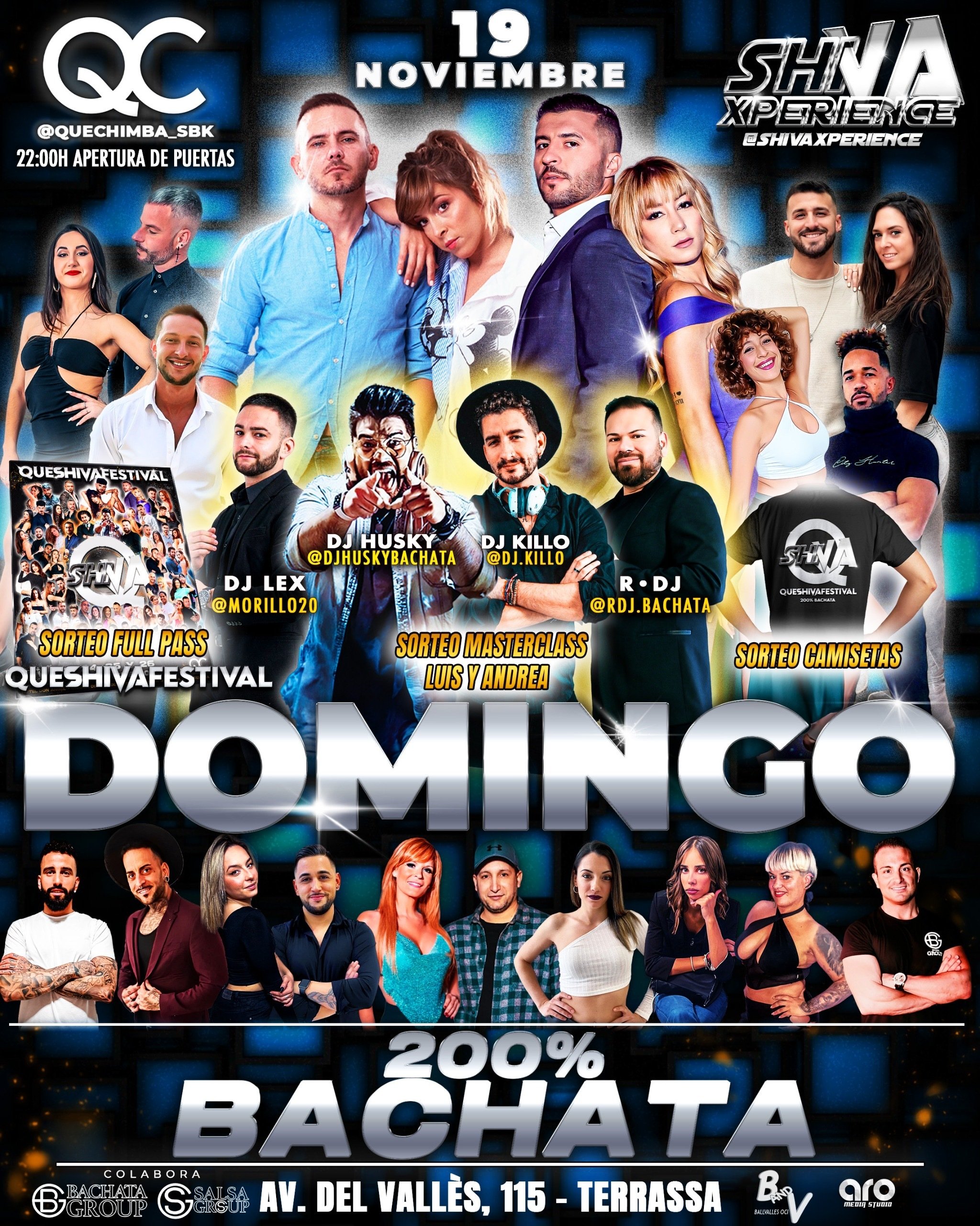?? DOMINGO 200% BACHATA BY SHIVA XPERIENCE EN QUECHIMBA ??