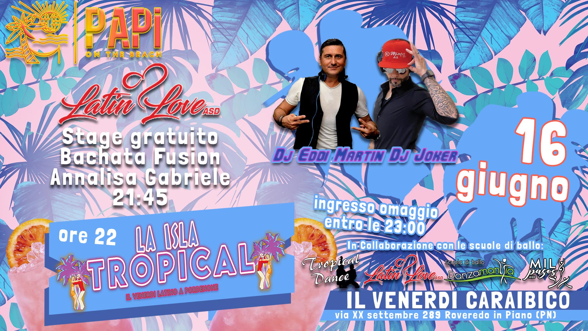 La Isla Tropical '' Apertura del Venerdi Latino ''