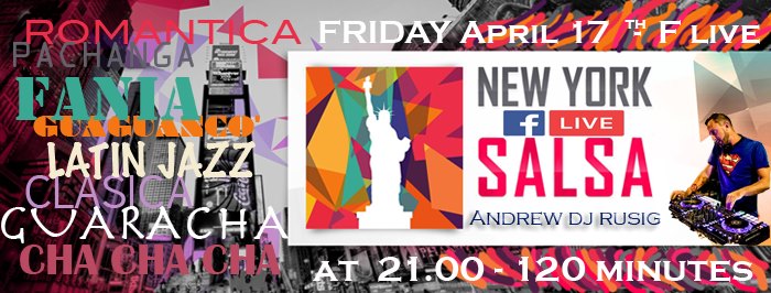 Venerdì 17 Aprile - dalle 21.00 - New York F Live Salsa