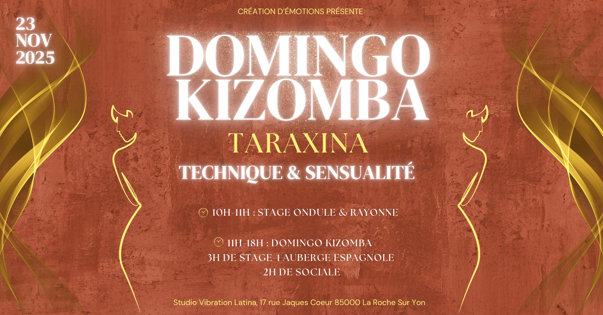 Domingo Kizomba " Taraxina, technique et sensualité "
