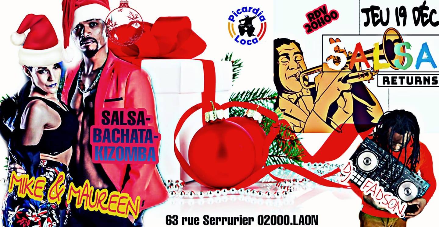 Salsa Returns Avec Papa Noël.