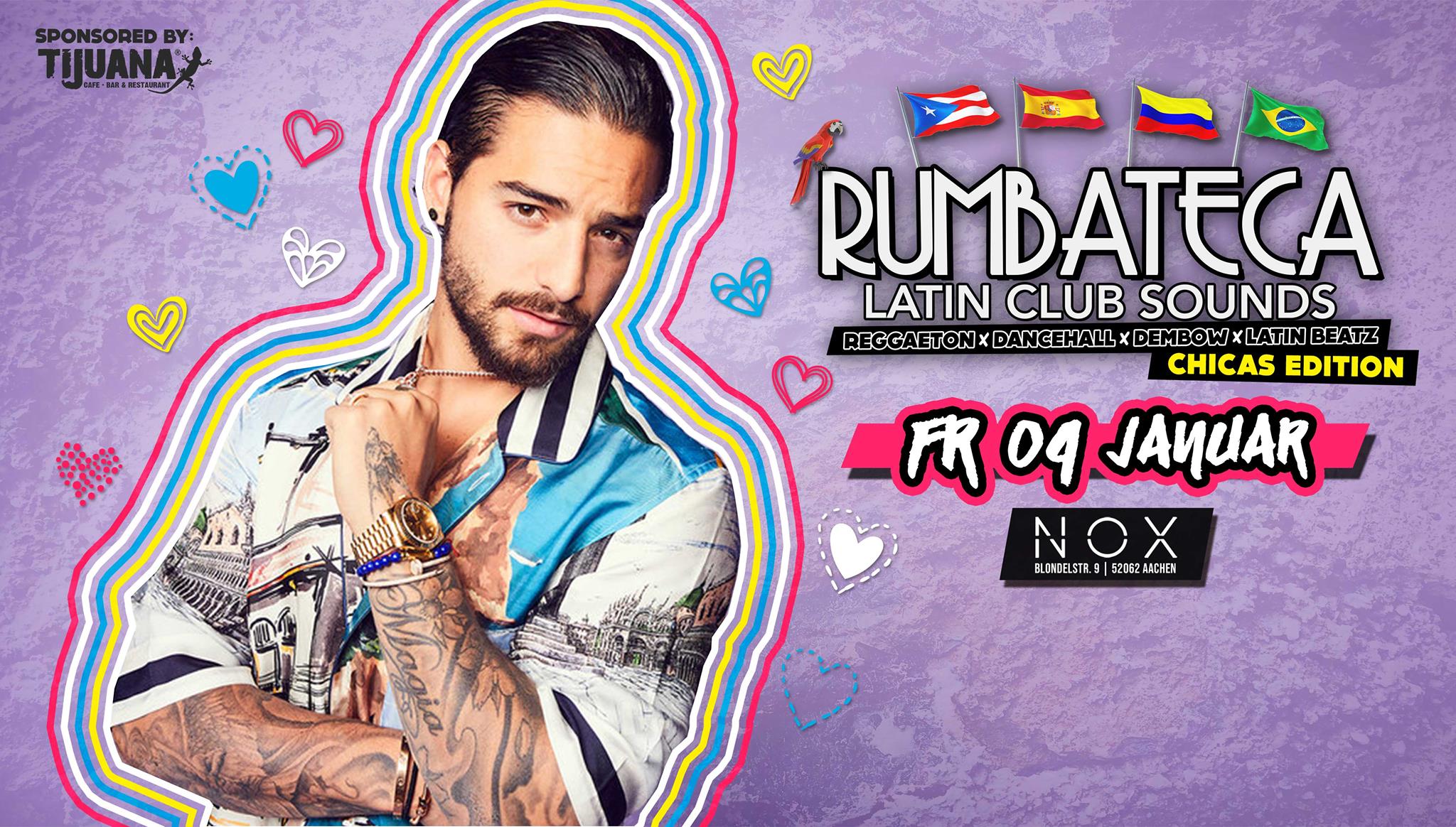 FR 04.01. Rumbateca ✘ Chicas mit FB Zusage Free Entry bis 24h!
