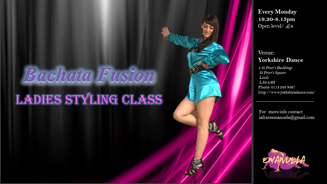 Bachata Fusion Ladies Styling Class (Followed by WTP Rehearsal)