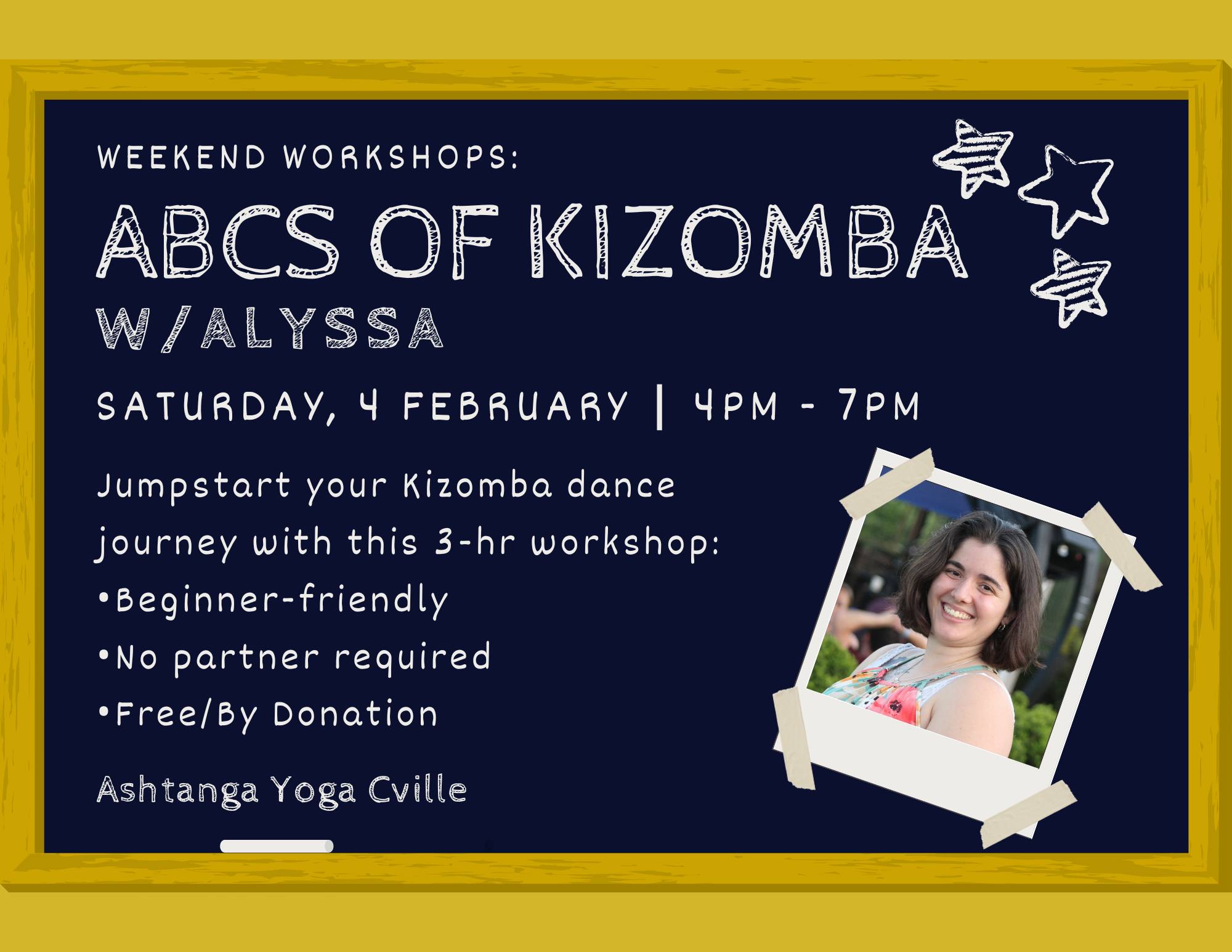 Weekend Workshops: ABCs of Kizomba