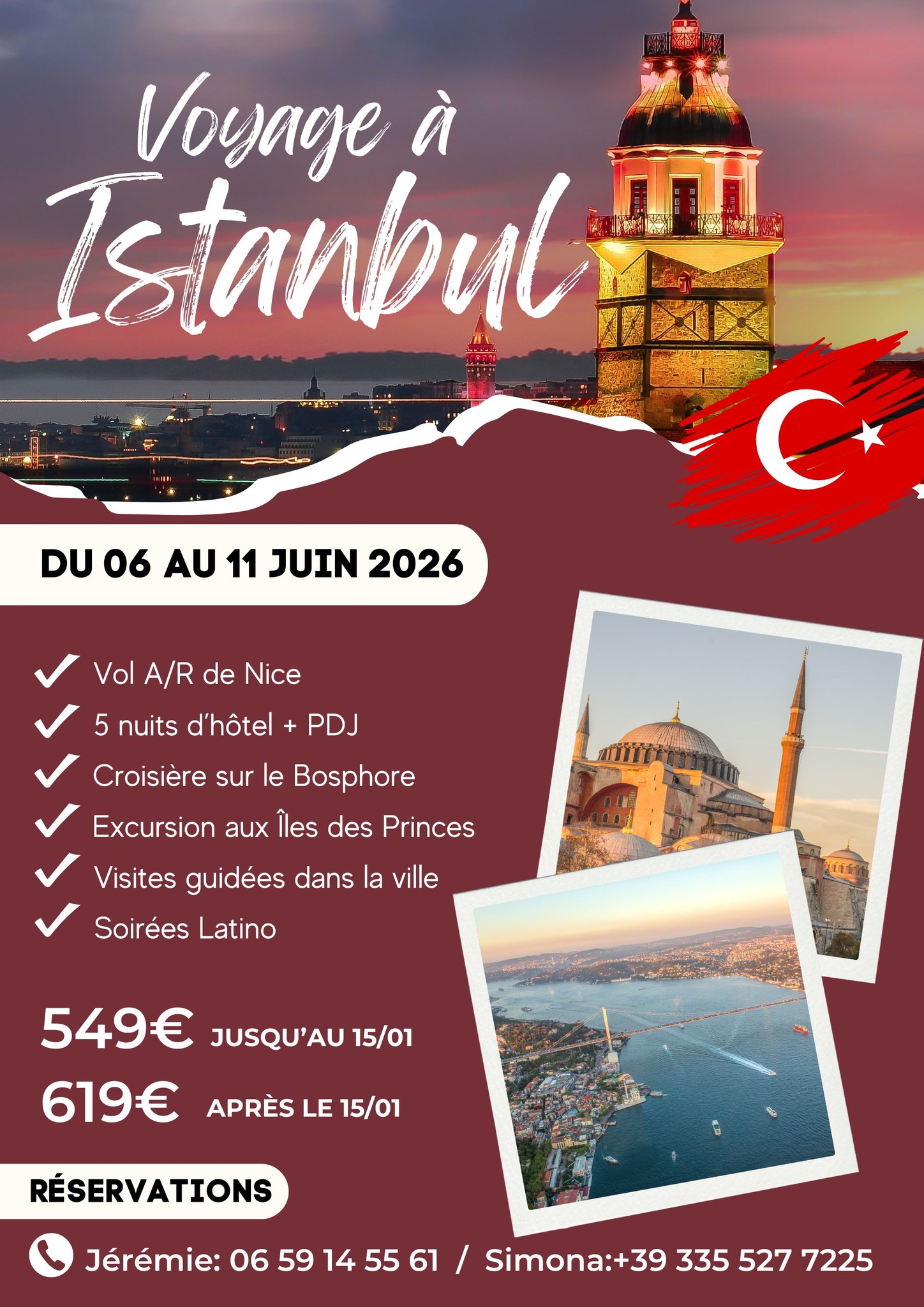 Voyage à ISTAMBUL