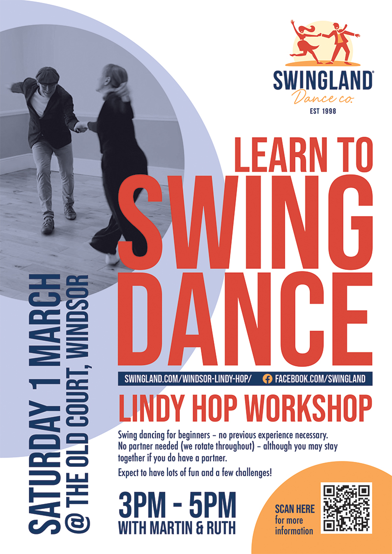 Workshop (Windsor) - beginners swing dance (Lindy hop)