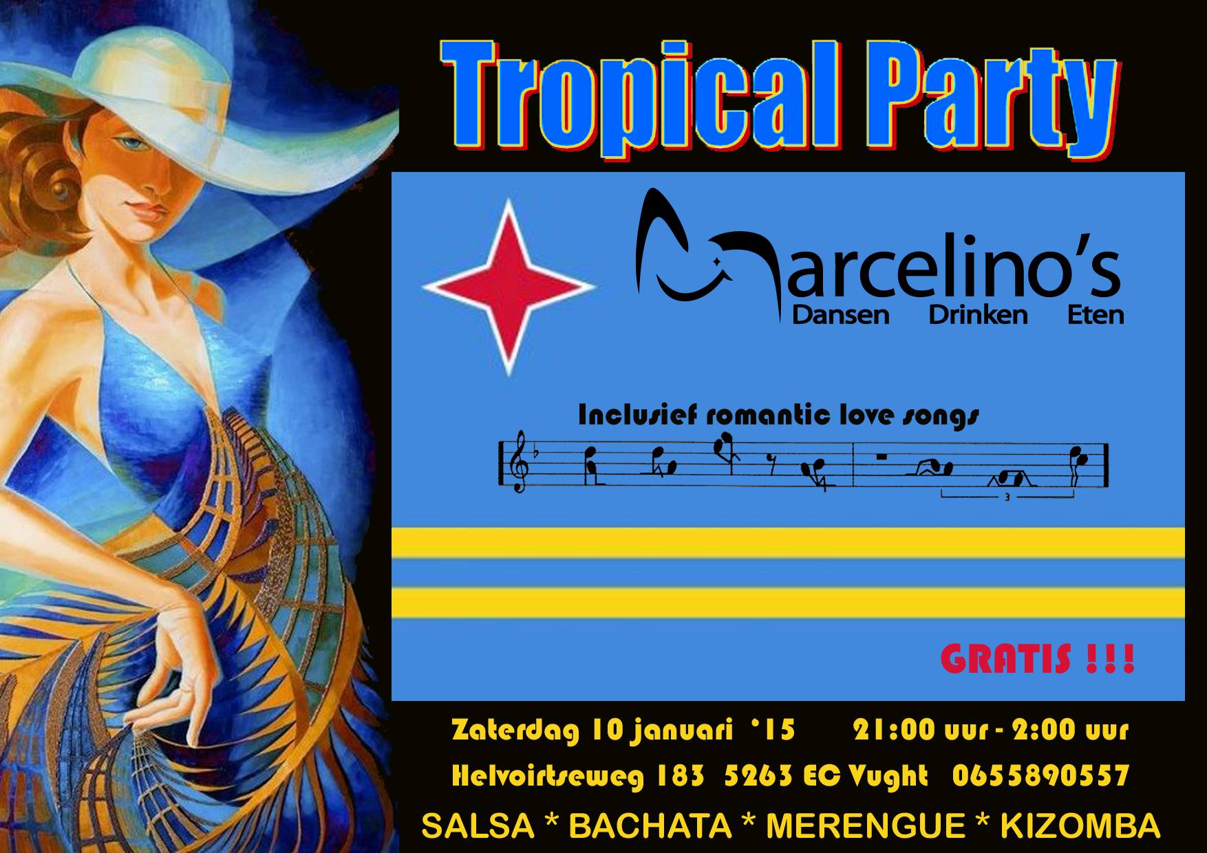 Tropical Party ( GRATIS ENTREE ! )