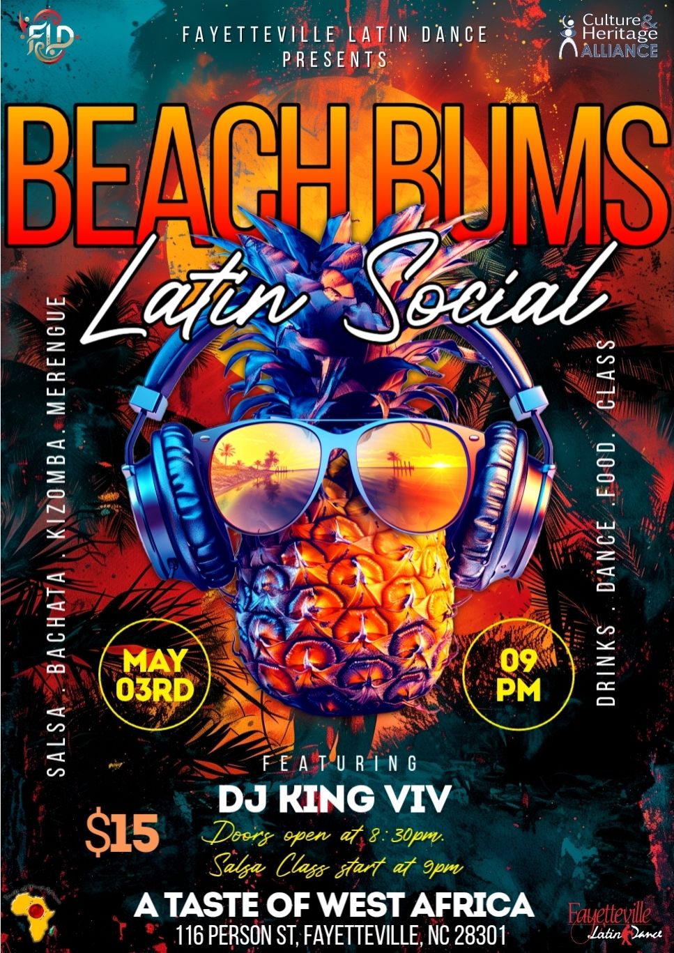 FLD Latin Night Social: Beach Bums