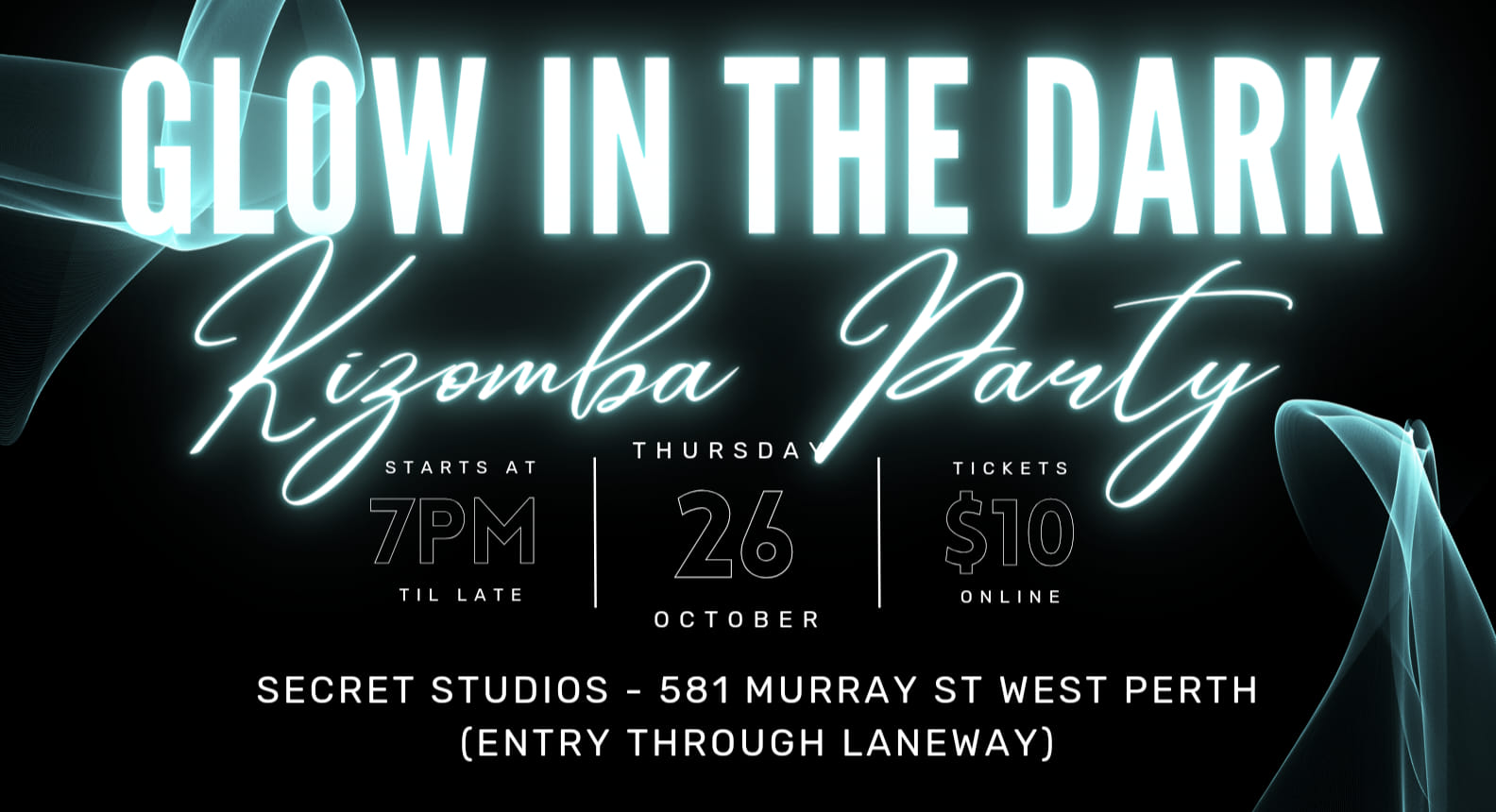 Tonight! - Halloween Glow in the Dark Party with Casa Kizomba