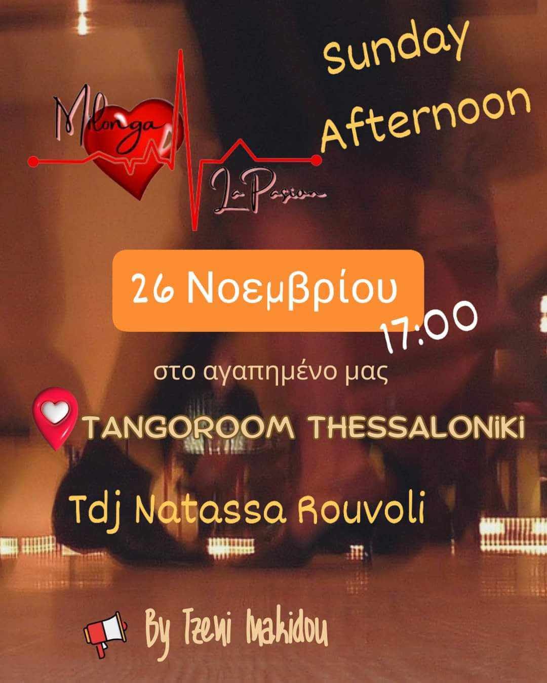 Afternoon milonga ❤LA~PASION❤!!
