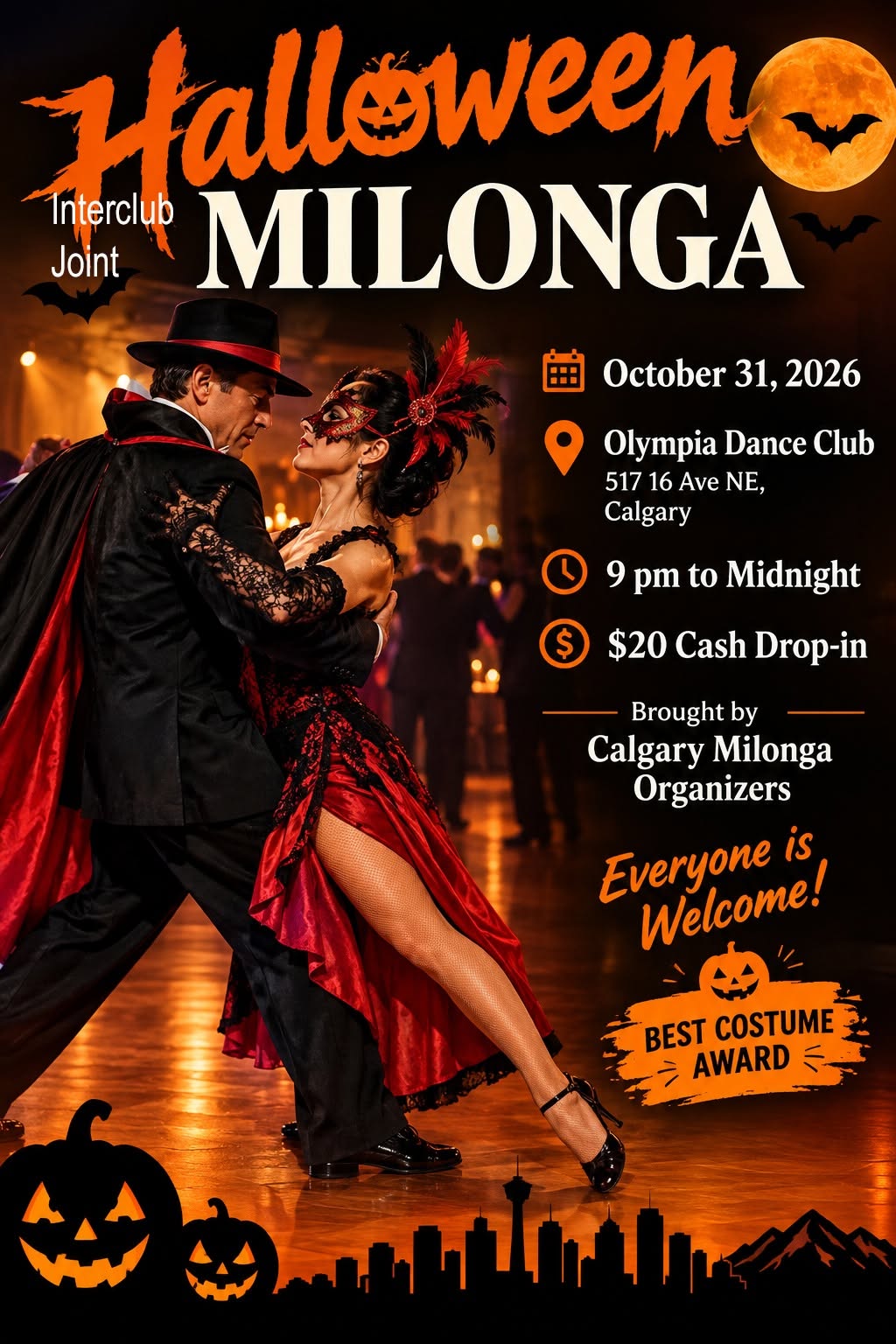 Interclub Joint Halloween Milonga