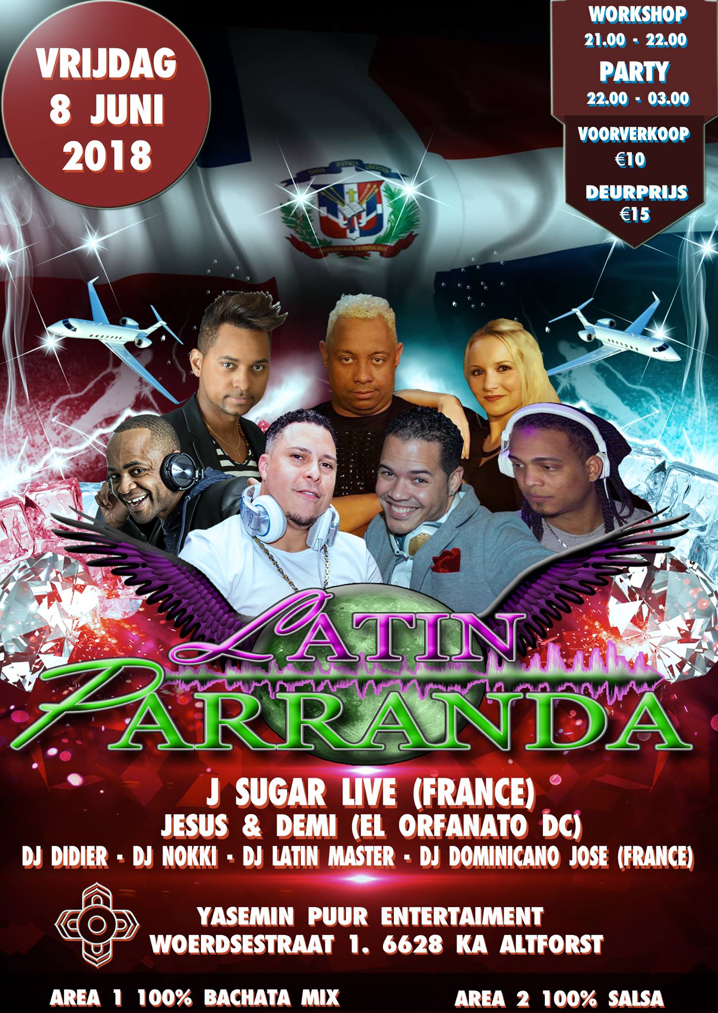 DJ Nokki presents: Latin Parranda - 809 (J Sugar Live)