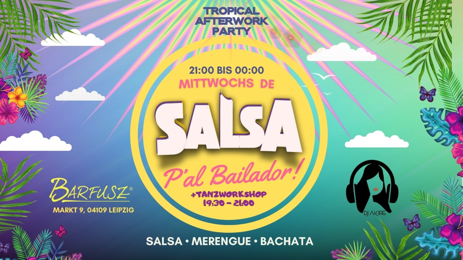 Tropical Afterwork Party-Salsa-Bachata