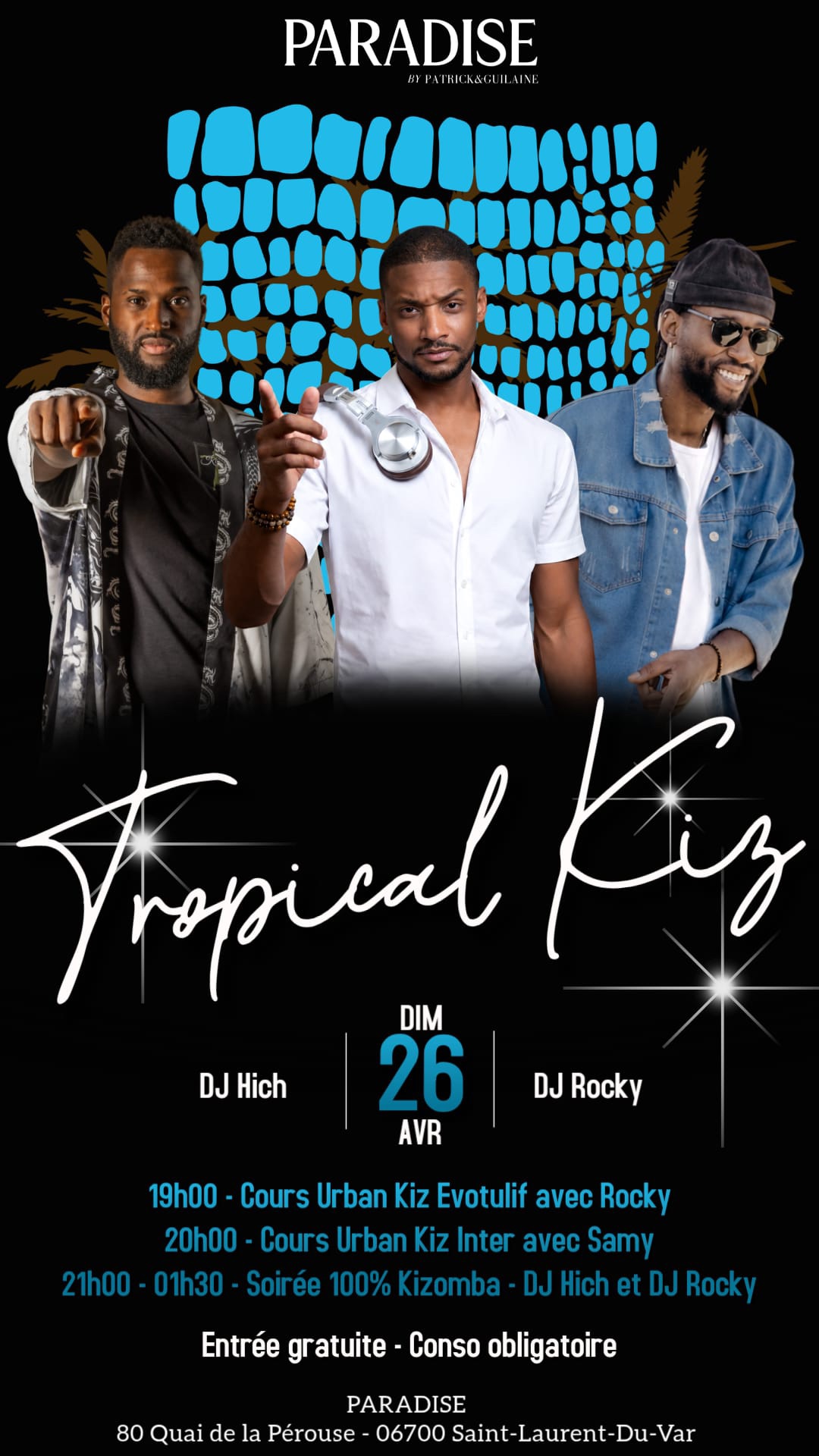 Tropical 100% KIZOMBA au Paradise