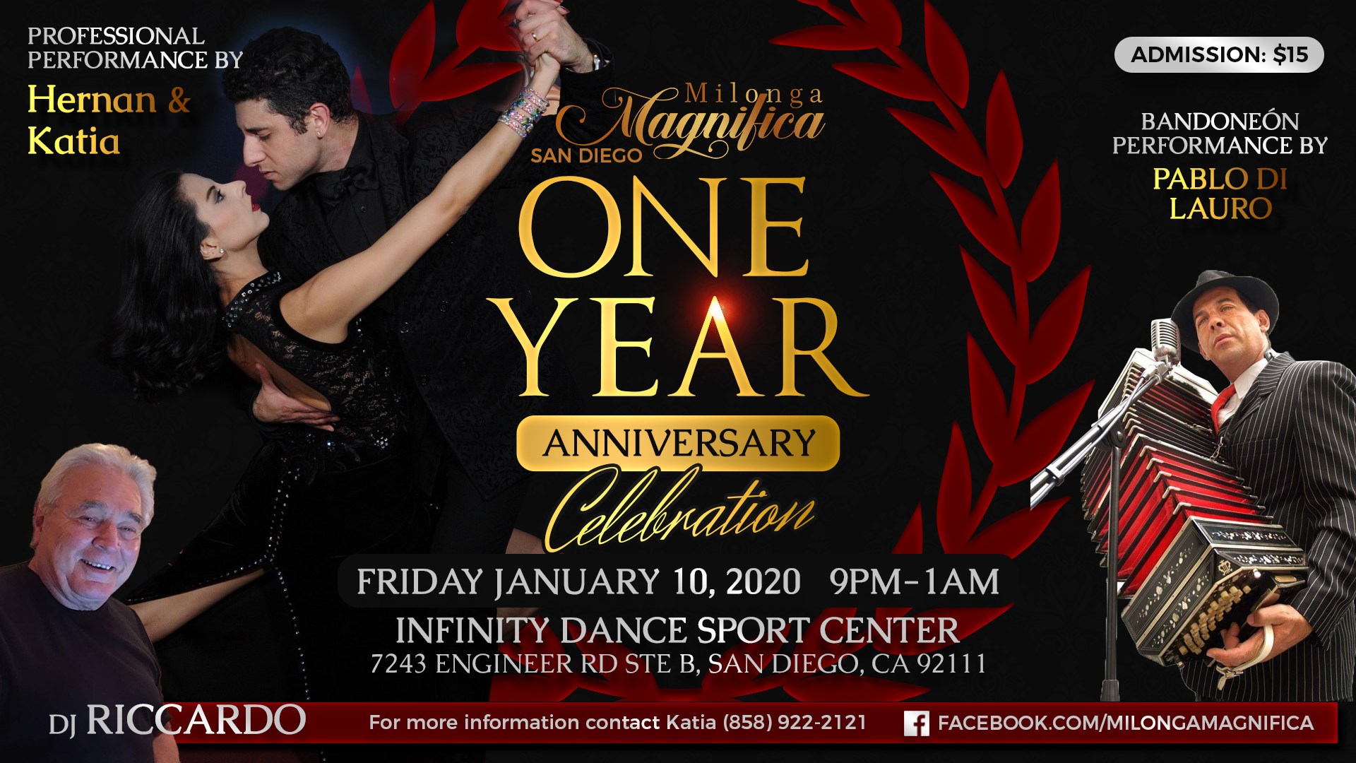 Milonga Magnifica San Diego One Year Anniversary Celebration